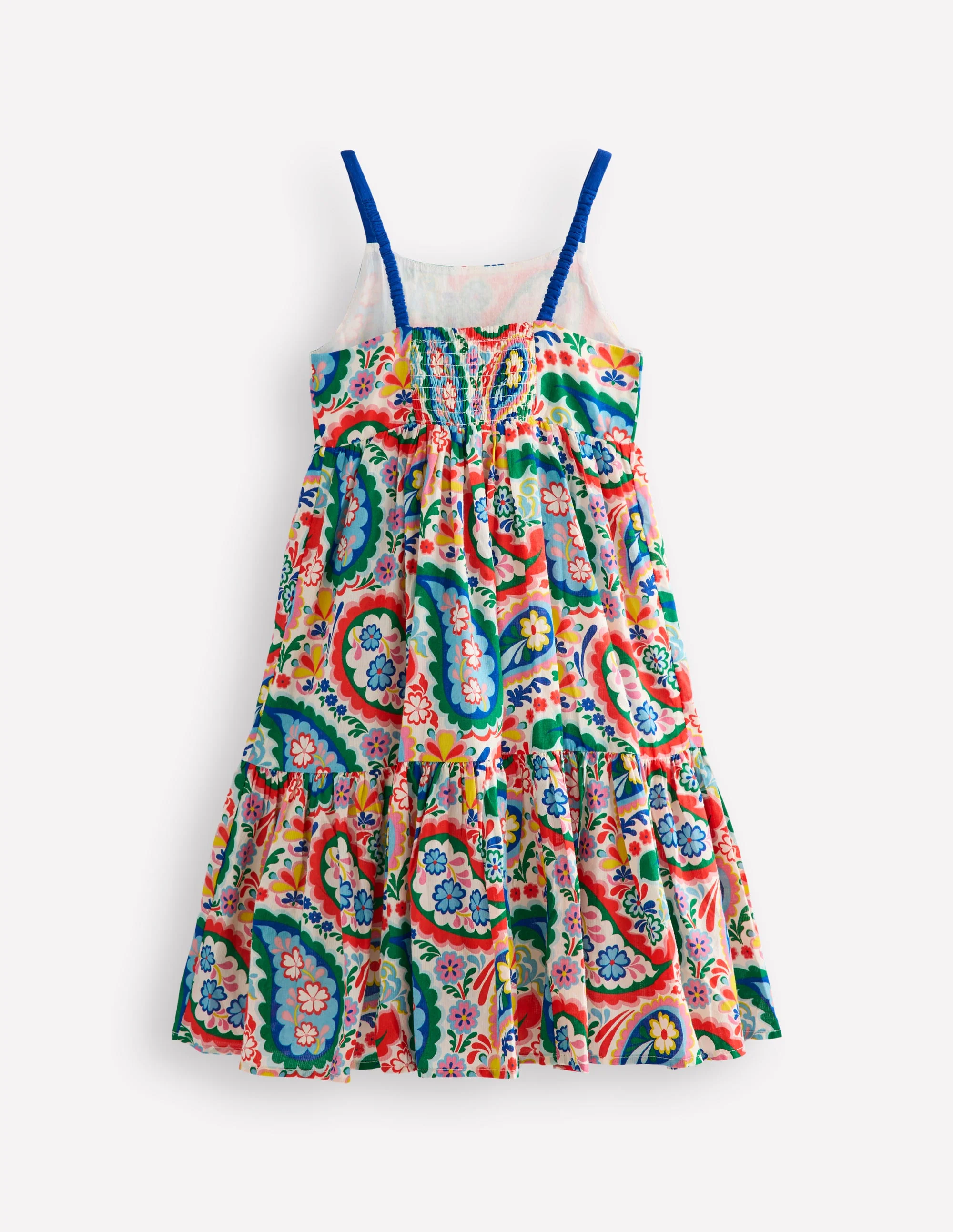 Aurelia Tiered Twirly Dress-Multi Paisley - Image 2