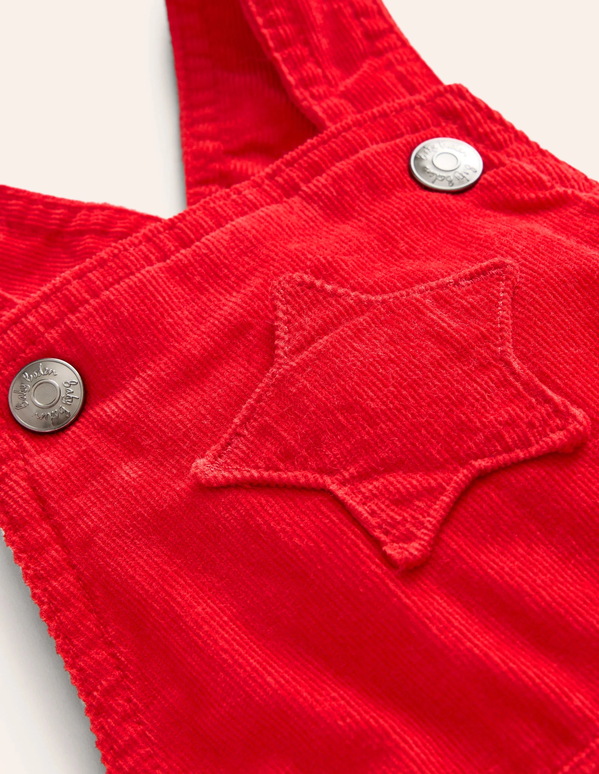 Classic Dungaree-Poppy Red - Image 3