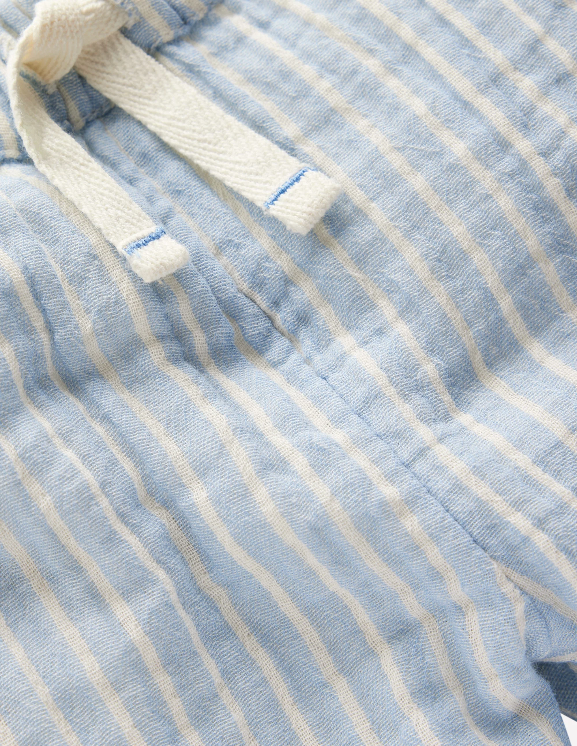 Double Cloth Pants-Light Blue Stripe - Image 3