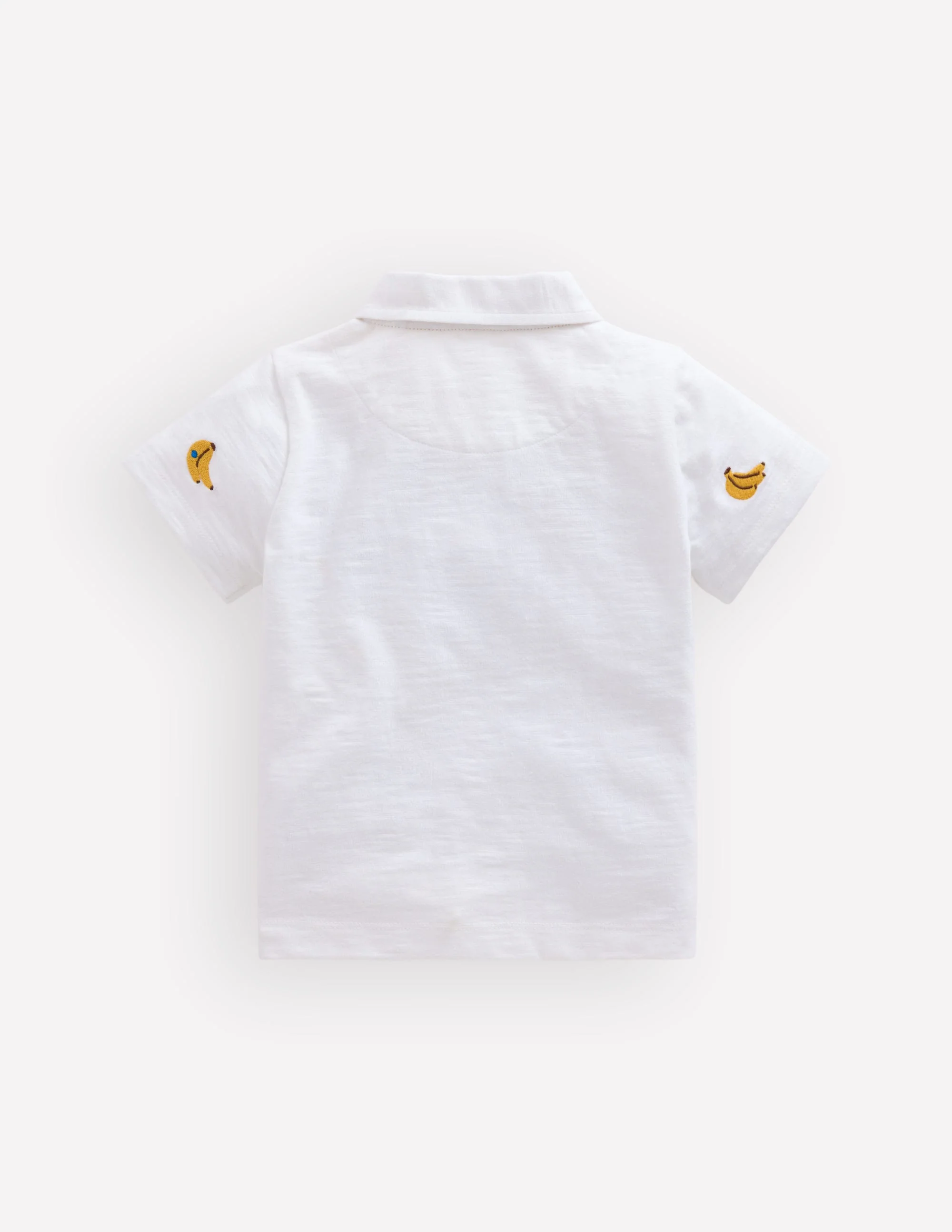 Embroidered Polo-Ivory Bananas - Image 3