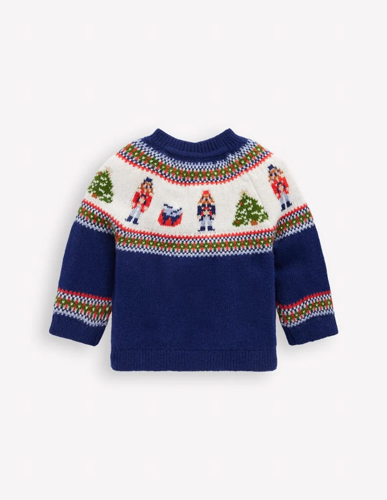 Fair isle Sweater-College Navy Nutcracker - Image 2