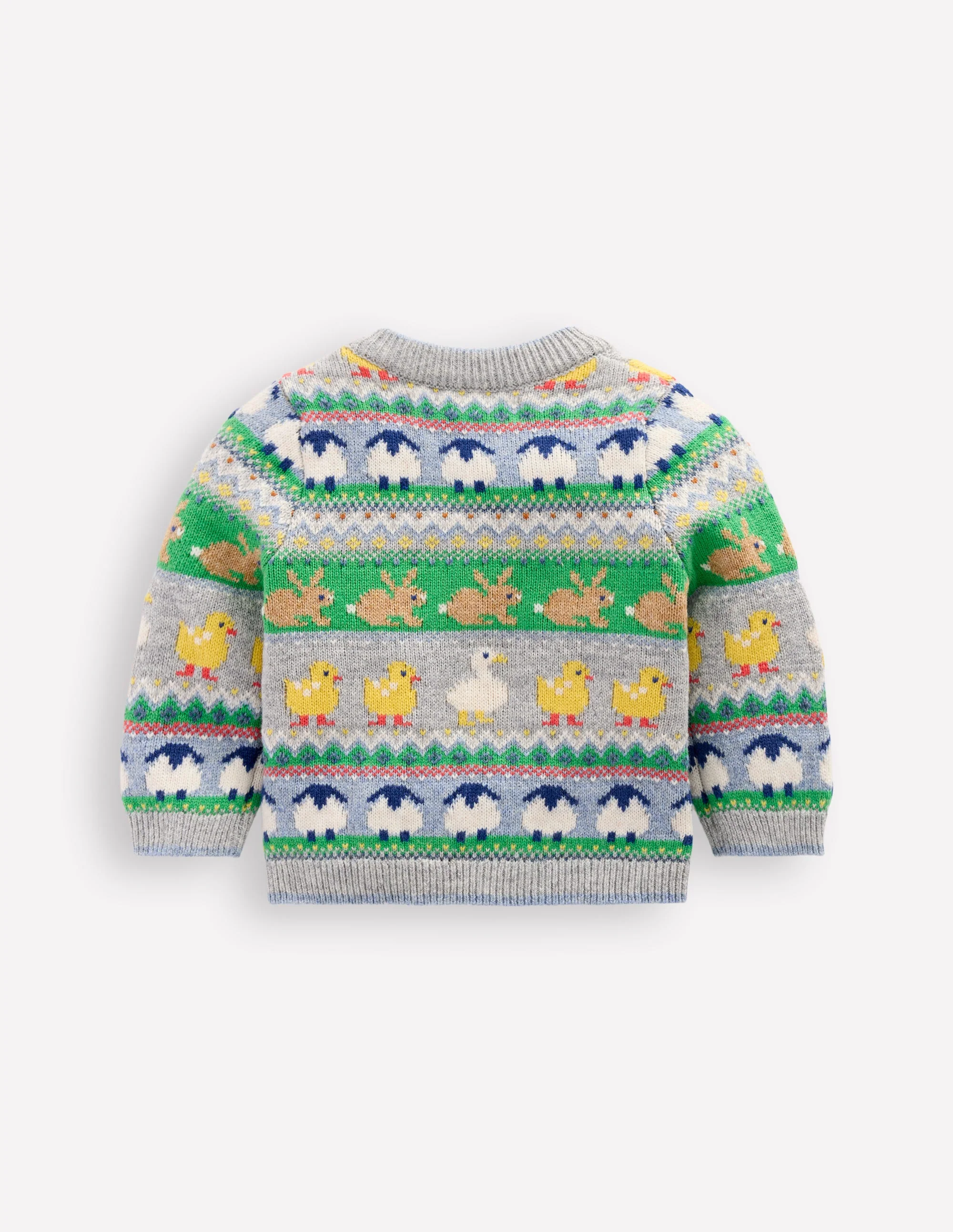 Fair Isle Sweater-Multi Easter Fair Isle - Image 2