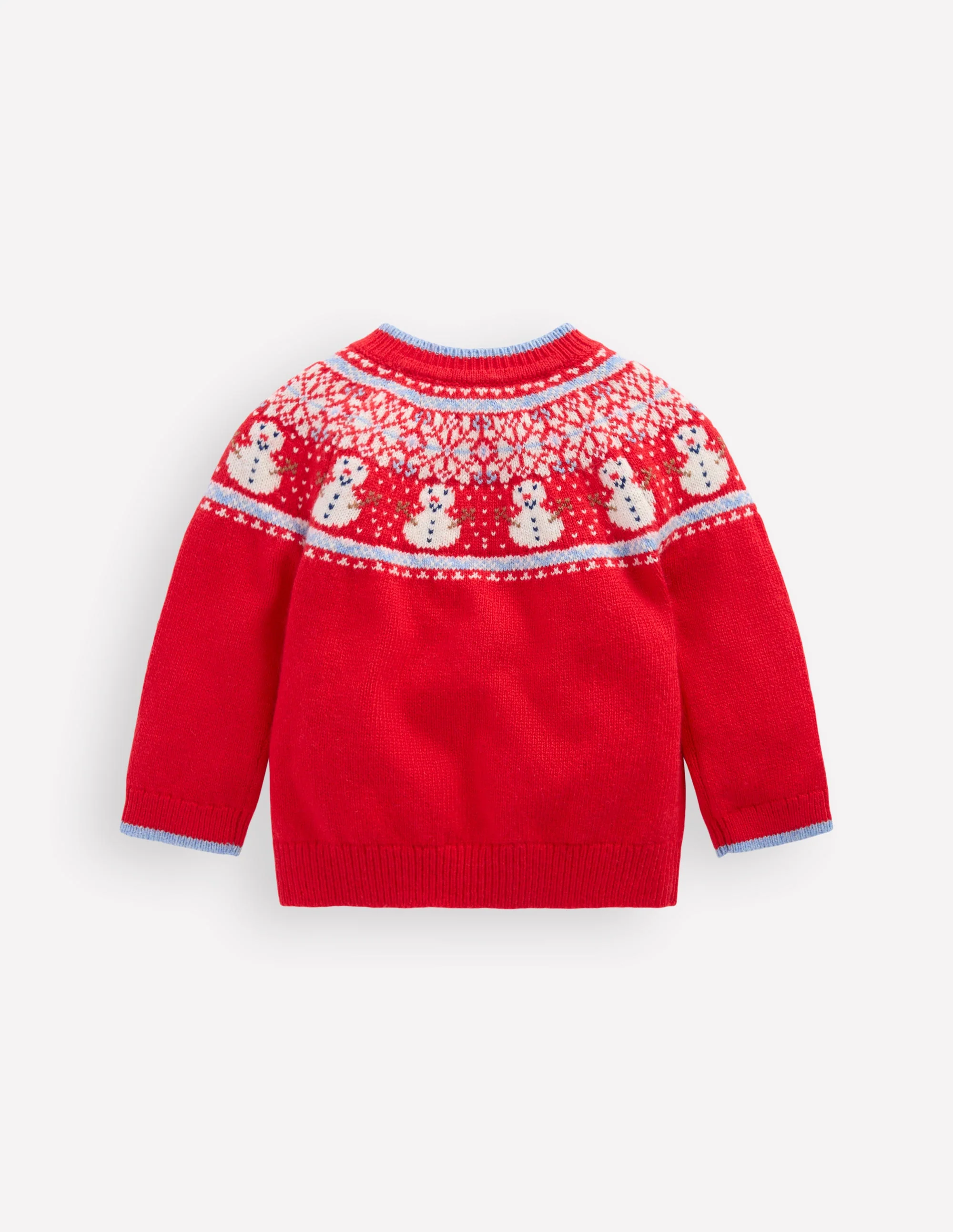 Fair isle Sweater-Red Snowman - Image 2