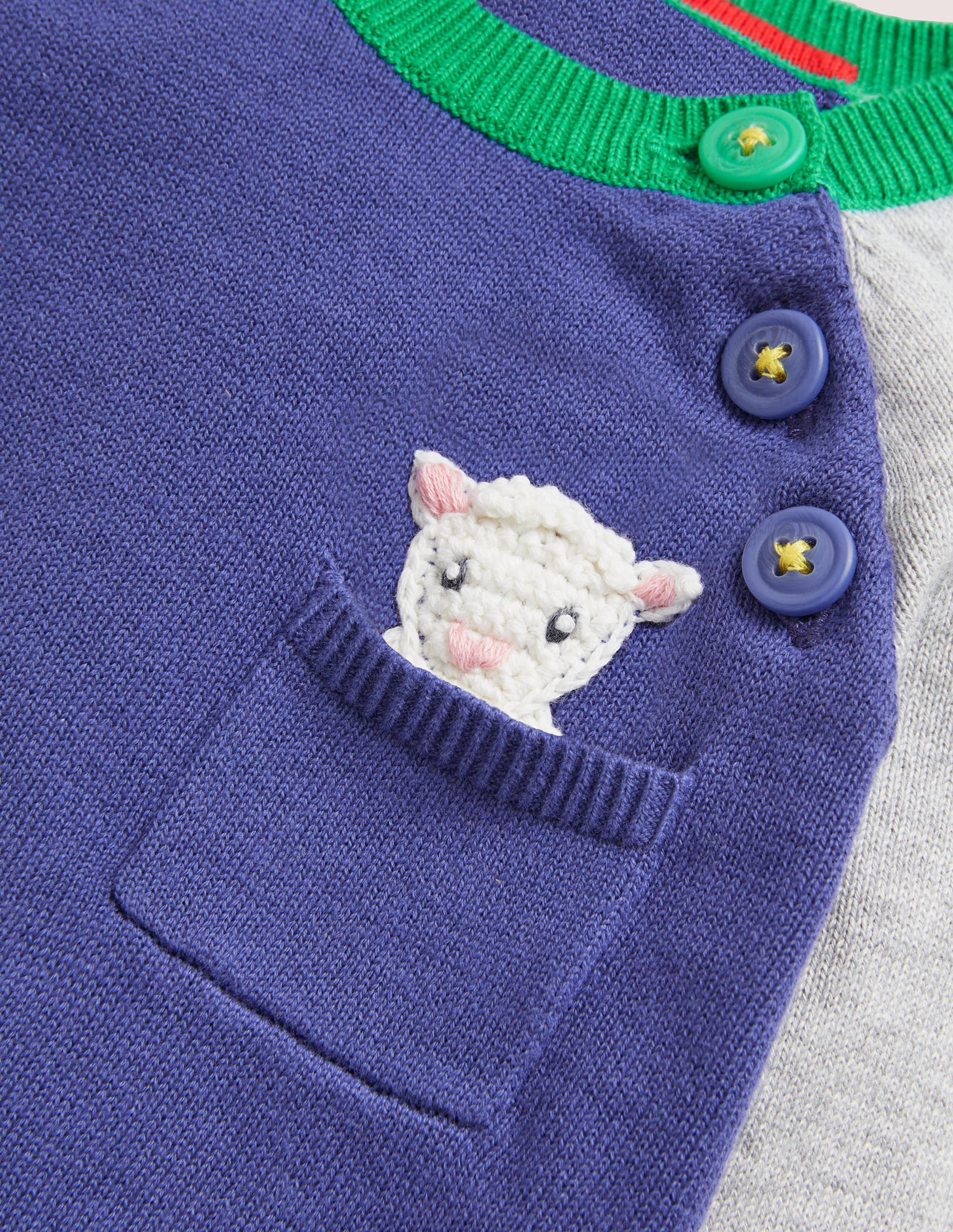 Fun Knitted Play Set-College Navy - Image 3