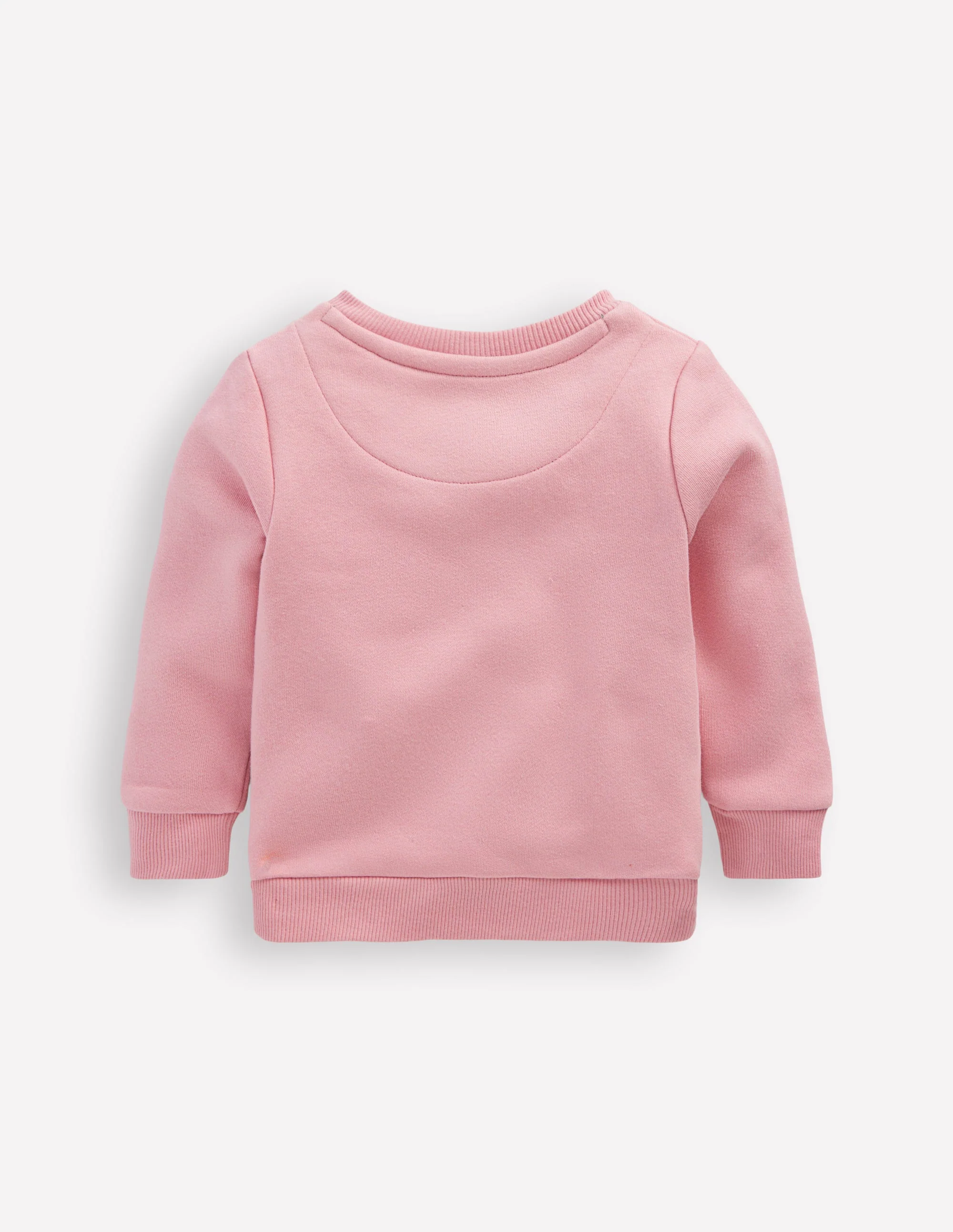 Girls Novelty Sweatshirt-Vintage Pink Dino - Image 2