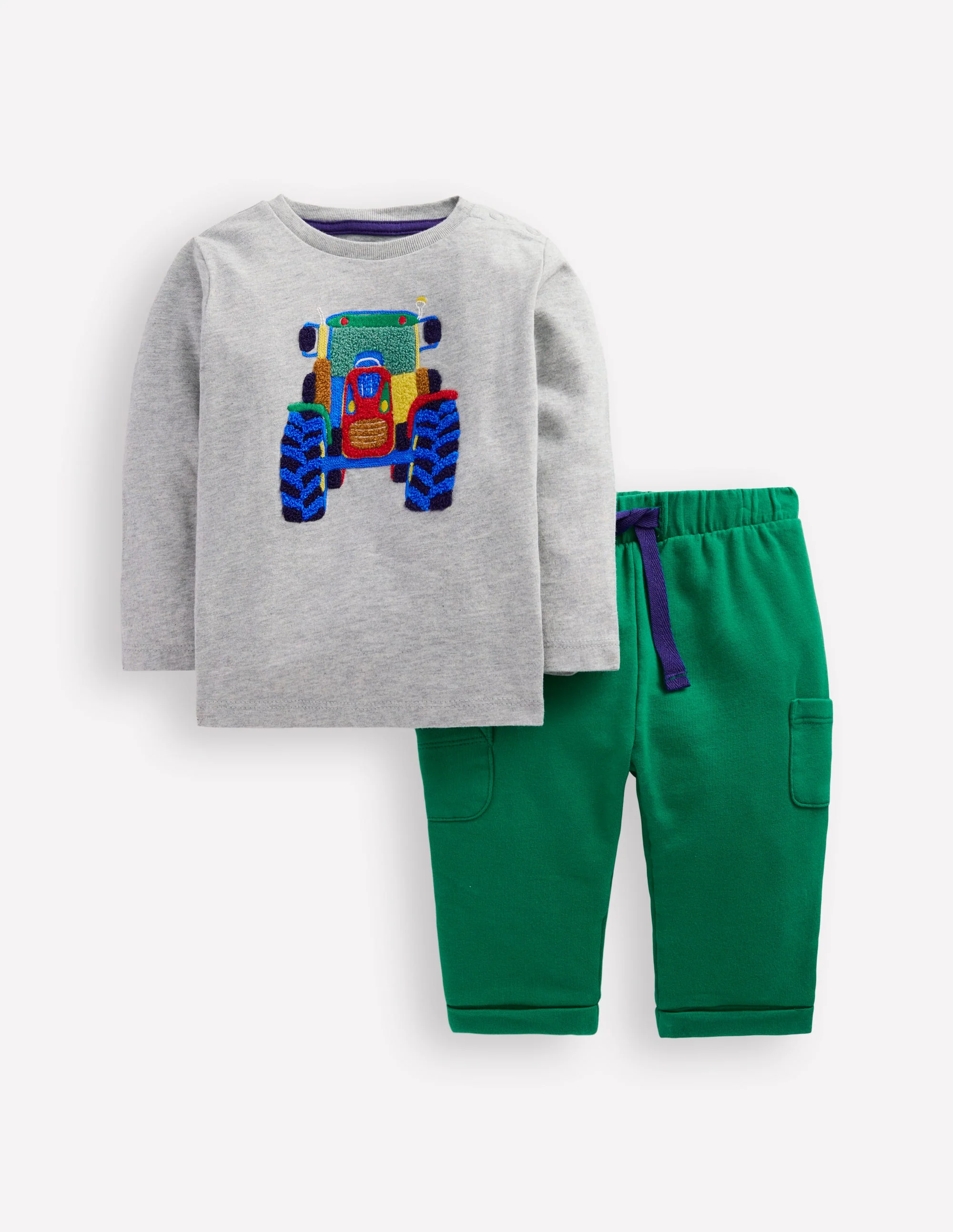 Jersey Overalls Play Set-Grey Tractor
