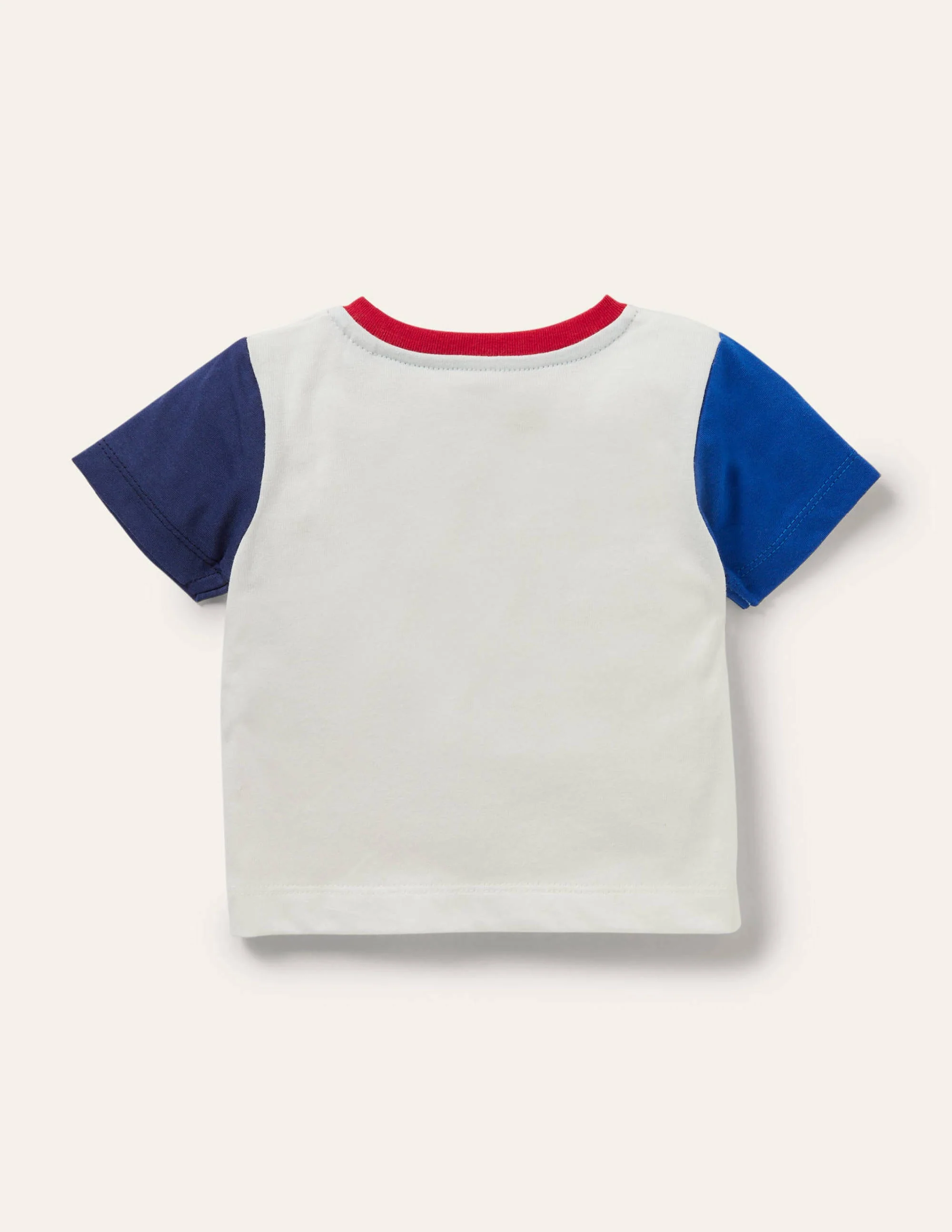 Lift-the-flap Jersey T-shirt-Ivory Rainbow Vehicle - Image 2