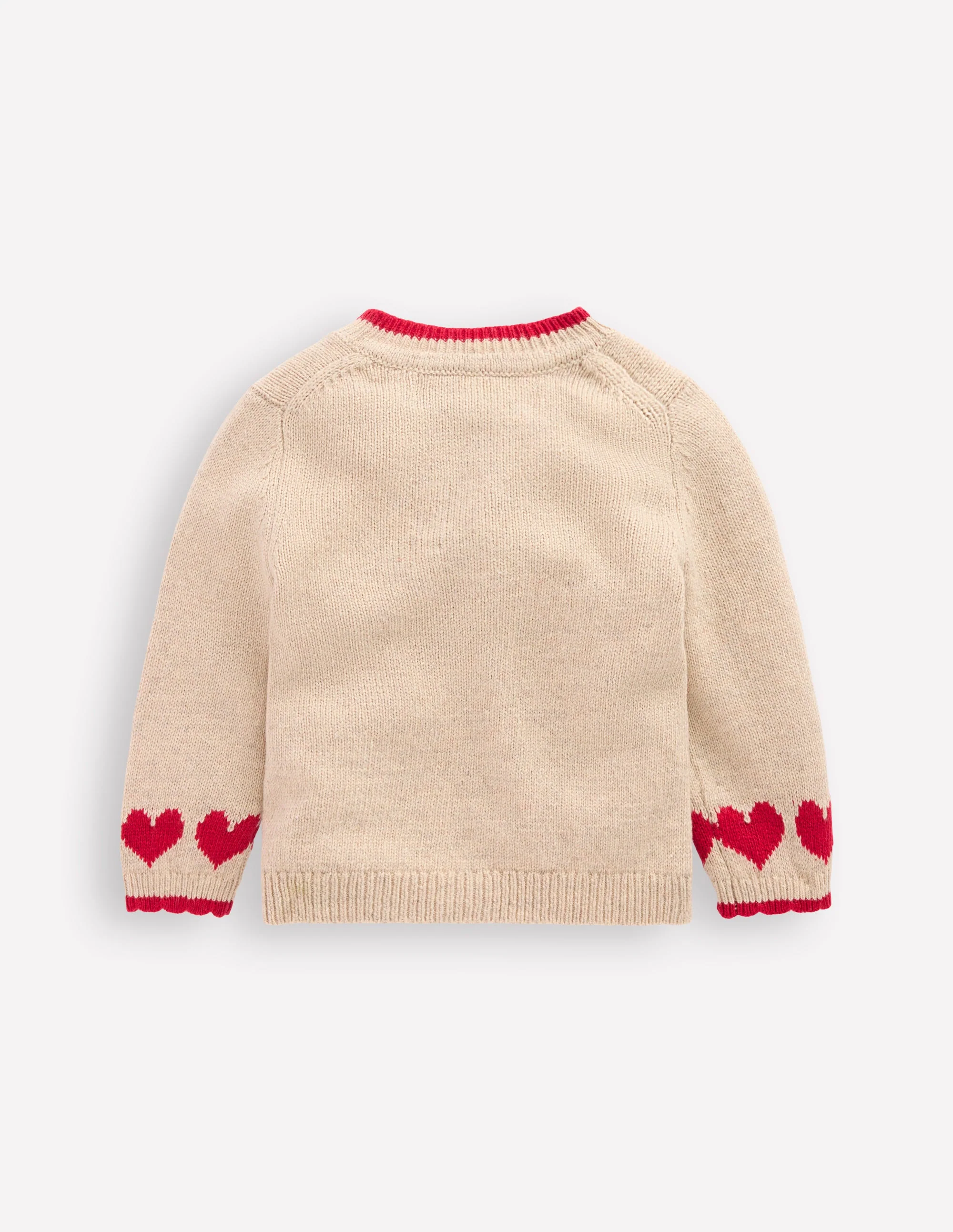 Logo Cardigan-Chinchilla Melange Heart - Image 2