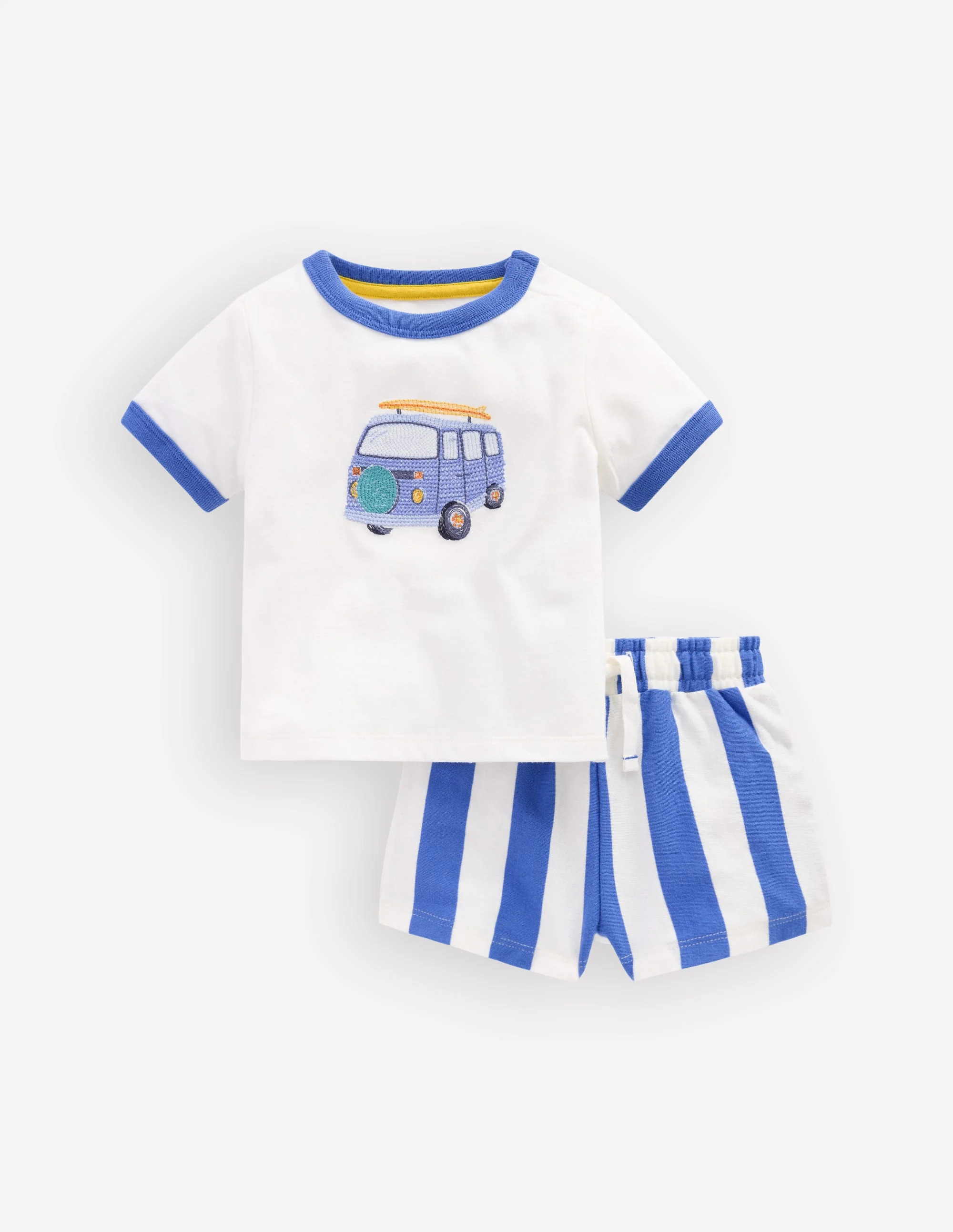 Logo Jersey Play Set-Blue Camper Van Stripe