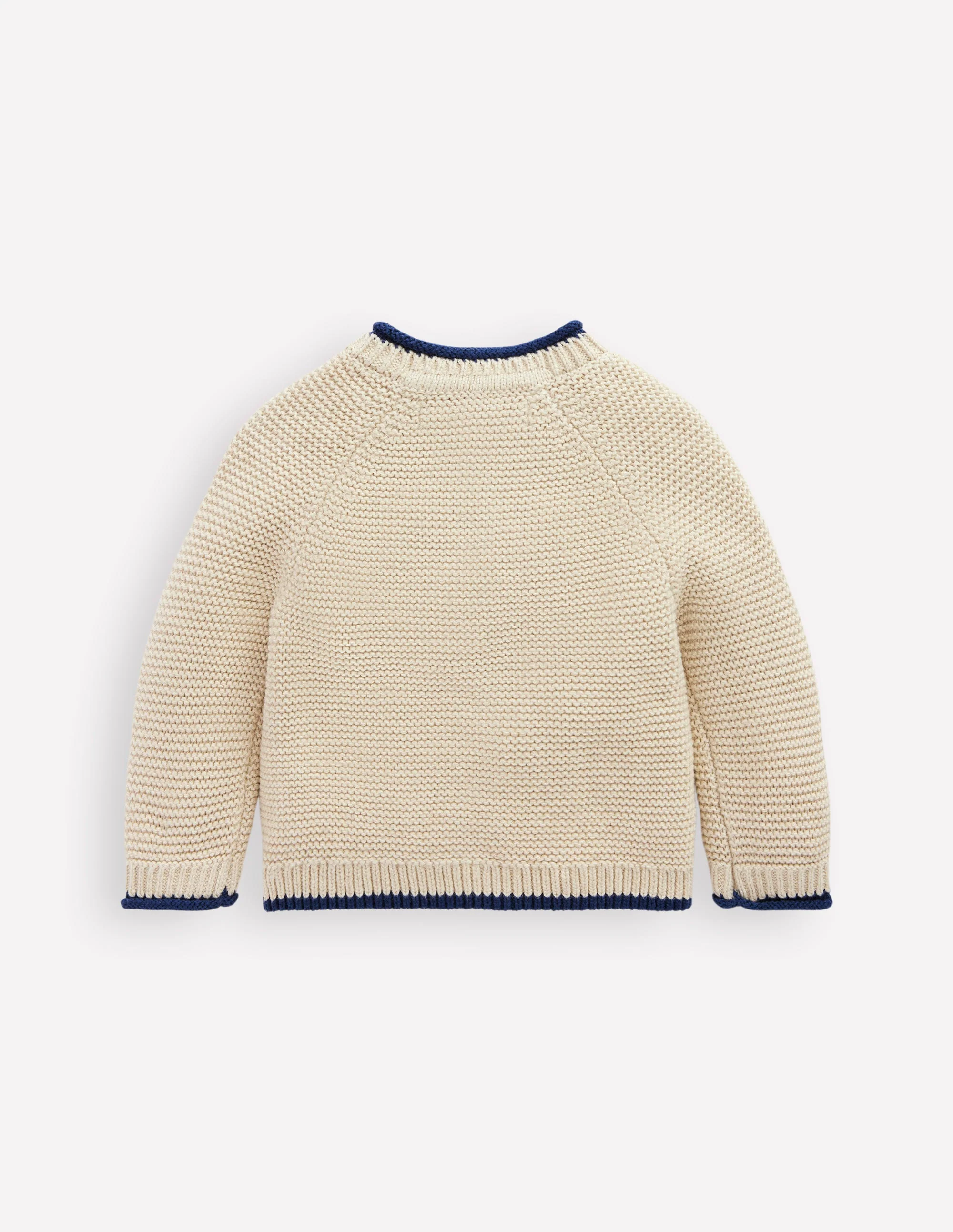 Novelty logo Cardigan-Oatmeal Marl Pets - Image 2