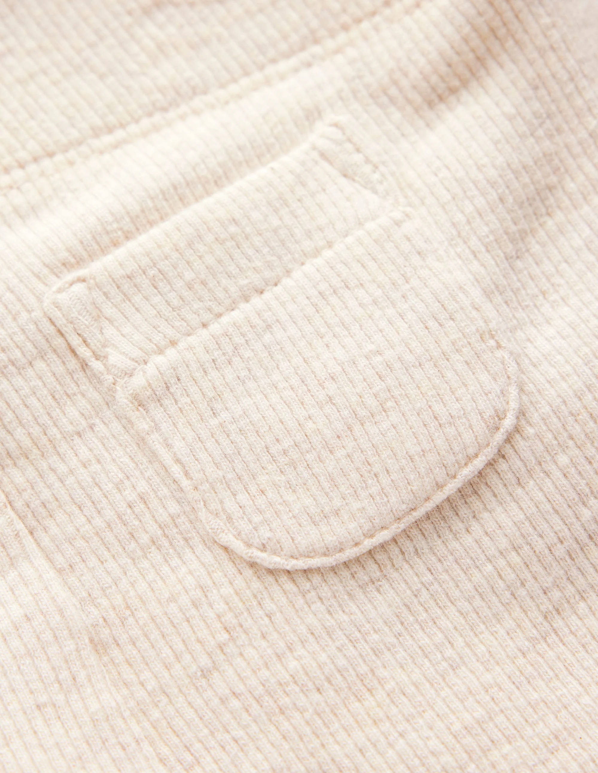 Ribbed Marl Leggings-Oatmeal Marl - Image 3