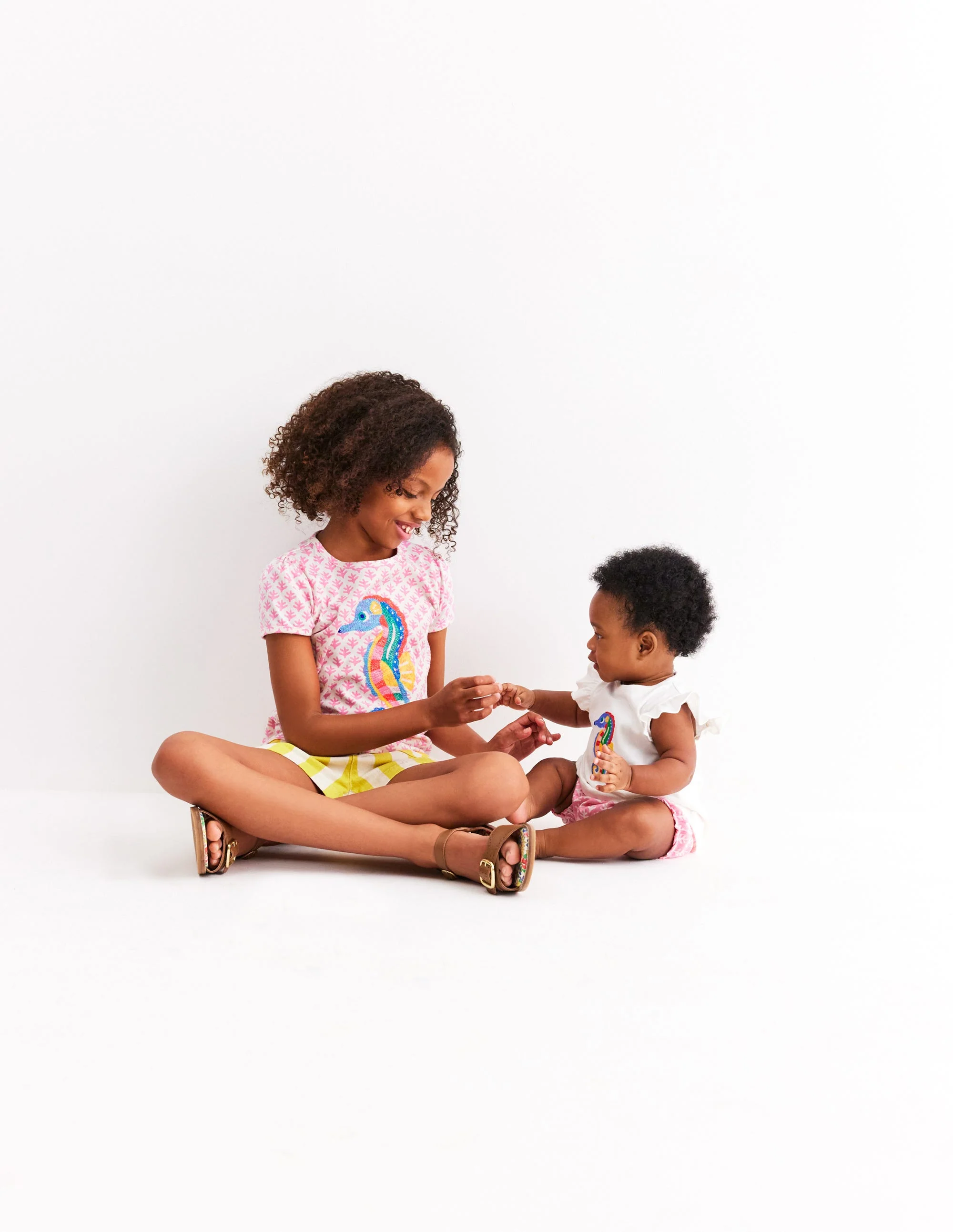 Ruffle Jersey Playset-Prism Pink and Coconut Milk - Image 5