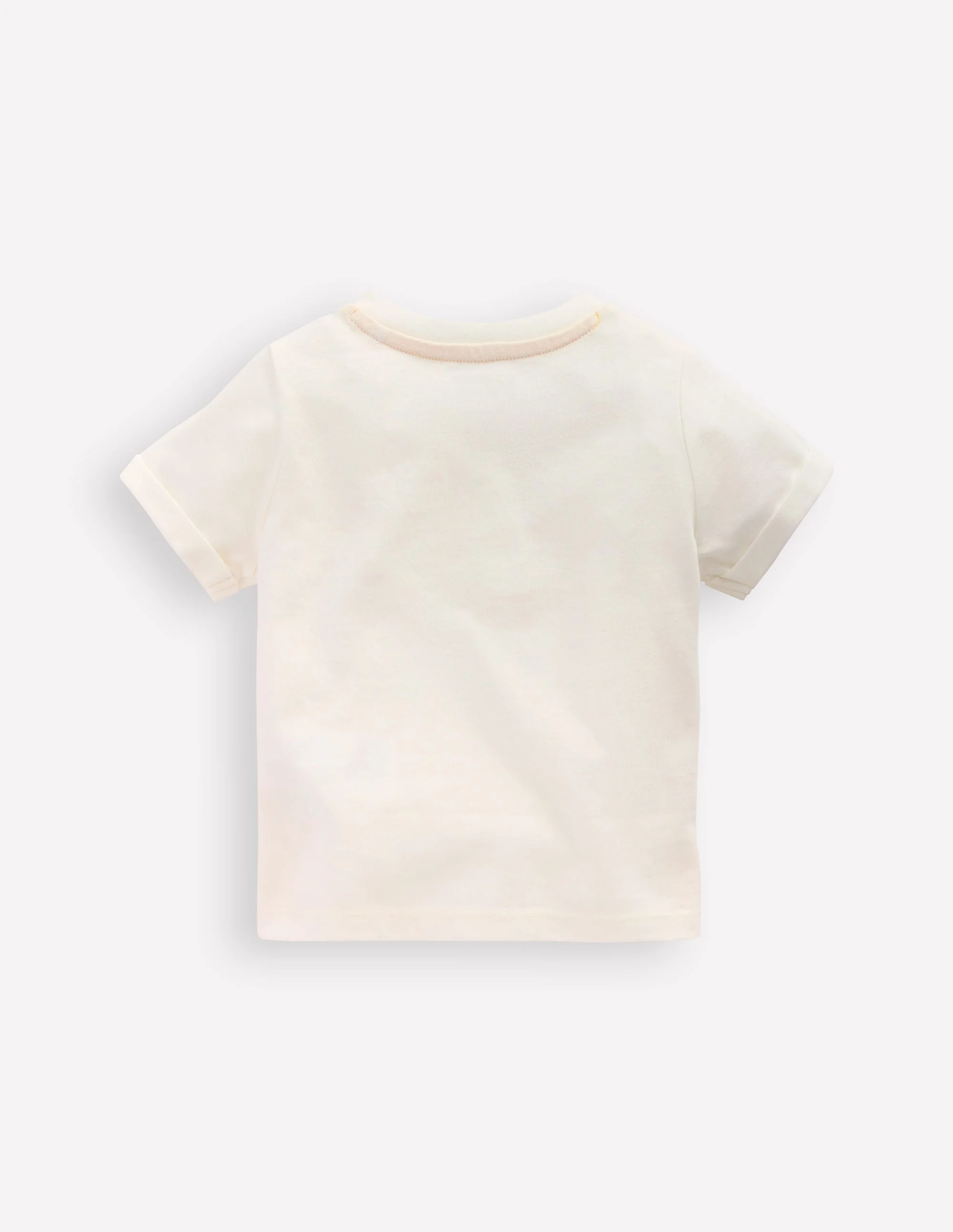 Short Sleeve Logo T-shirt-Ivory Summer Logo - Image 3