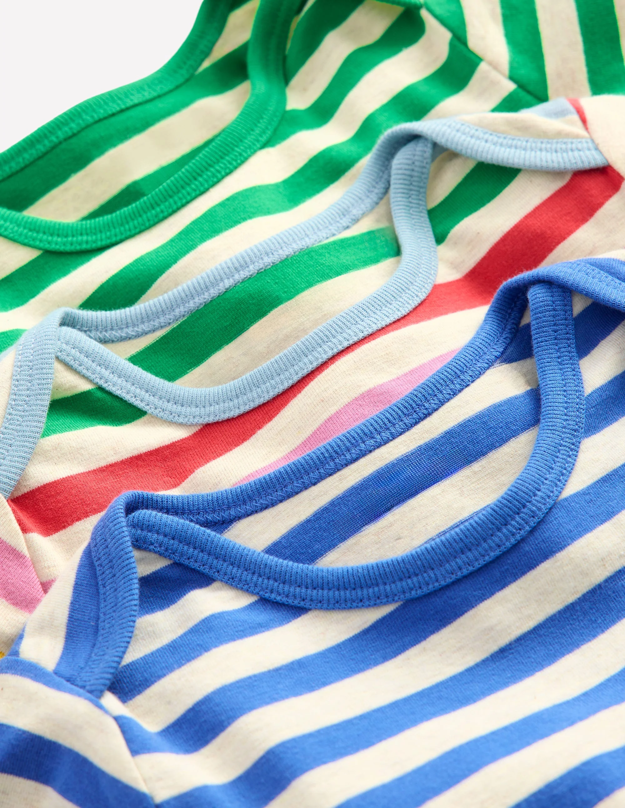 Striped 3 Pack Bodies-Oatmeal Multi Stripe - Image 3