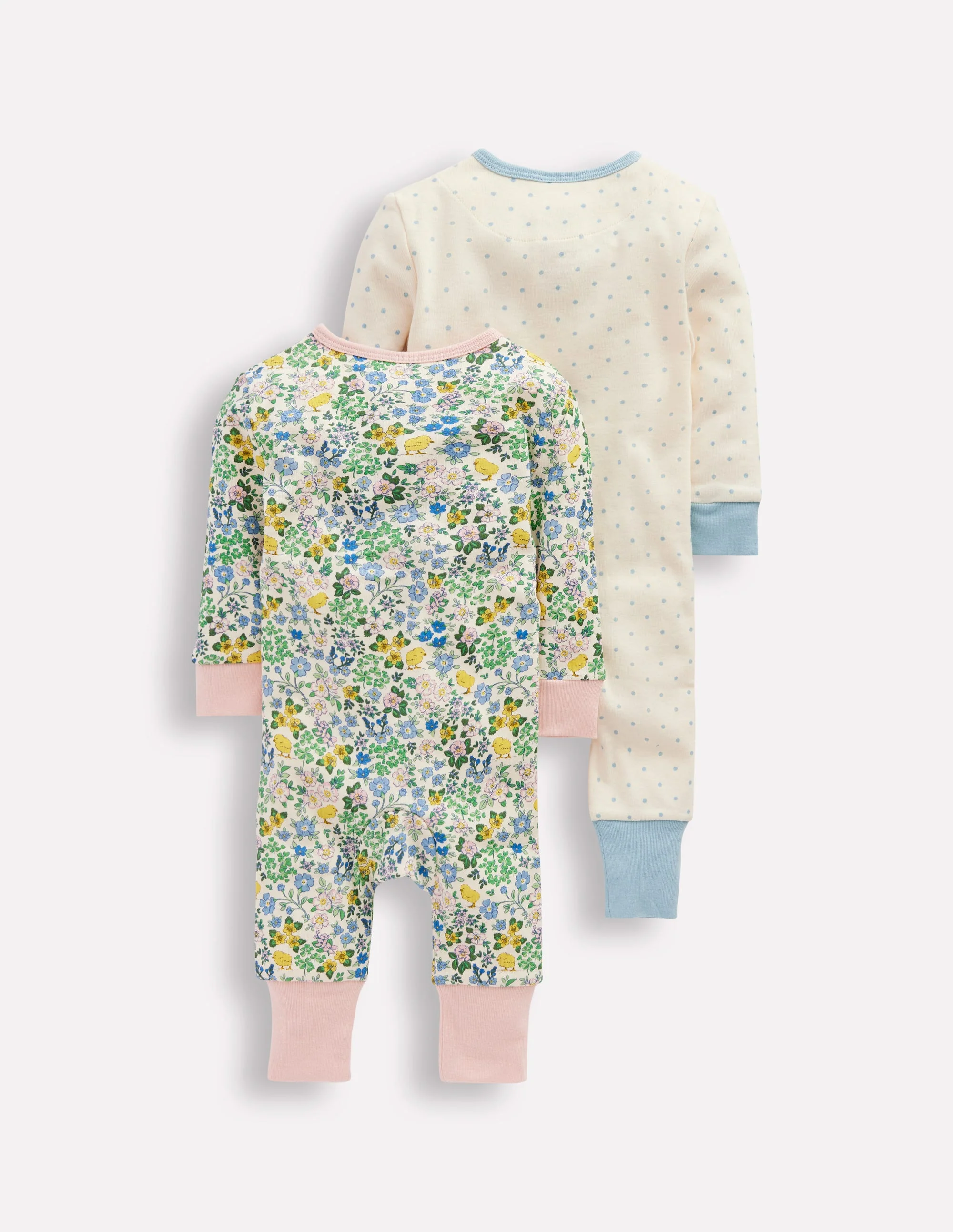 Twin Pack Rompers-Chick Floral - Image 2