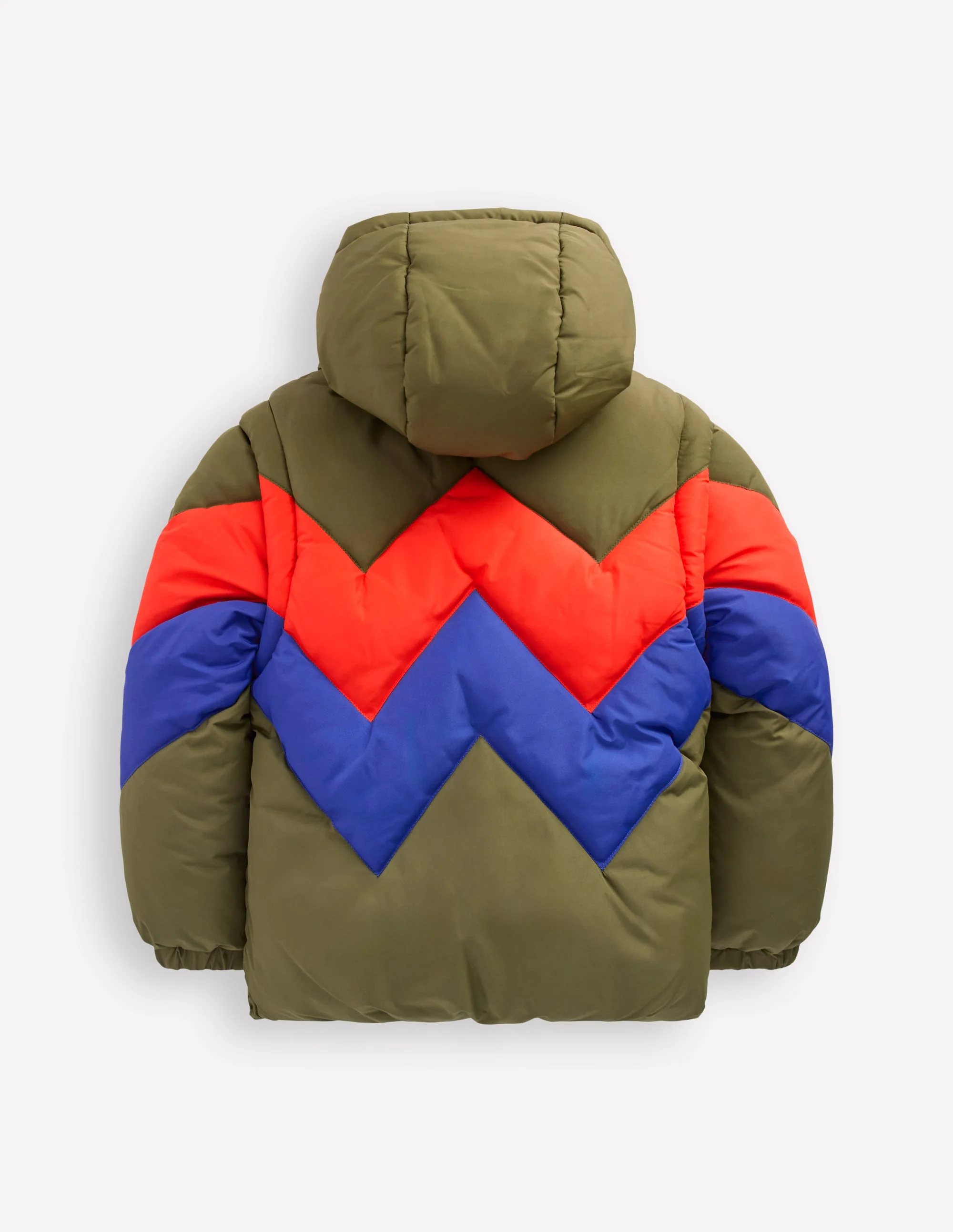 2-in-1 Padded Coat-Chestnut Chevron - Image 5
