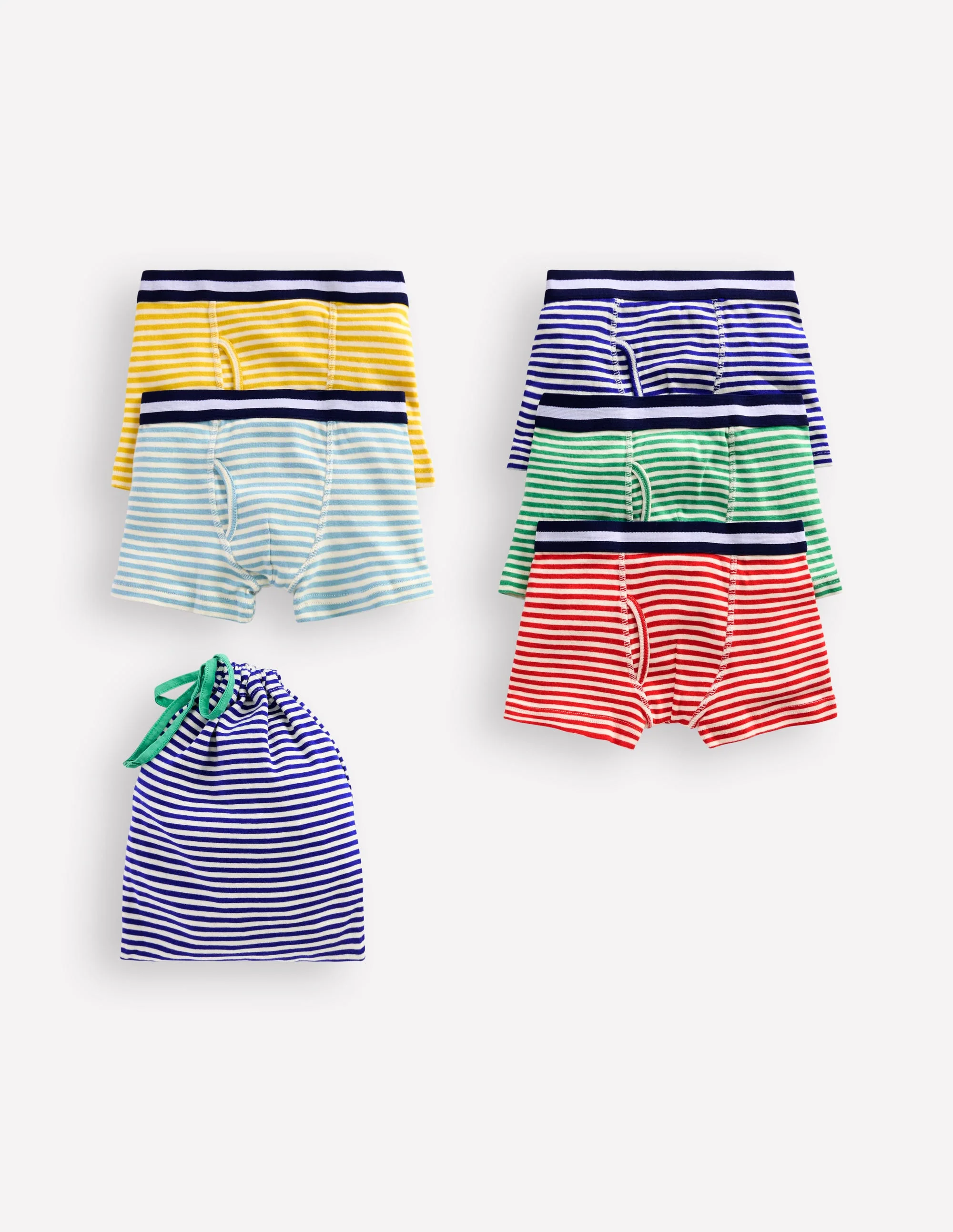 5-Pack Boxer-Rainbow stripe