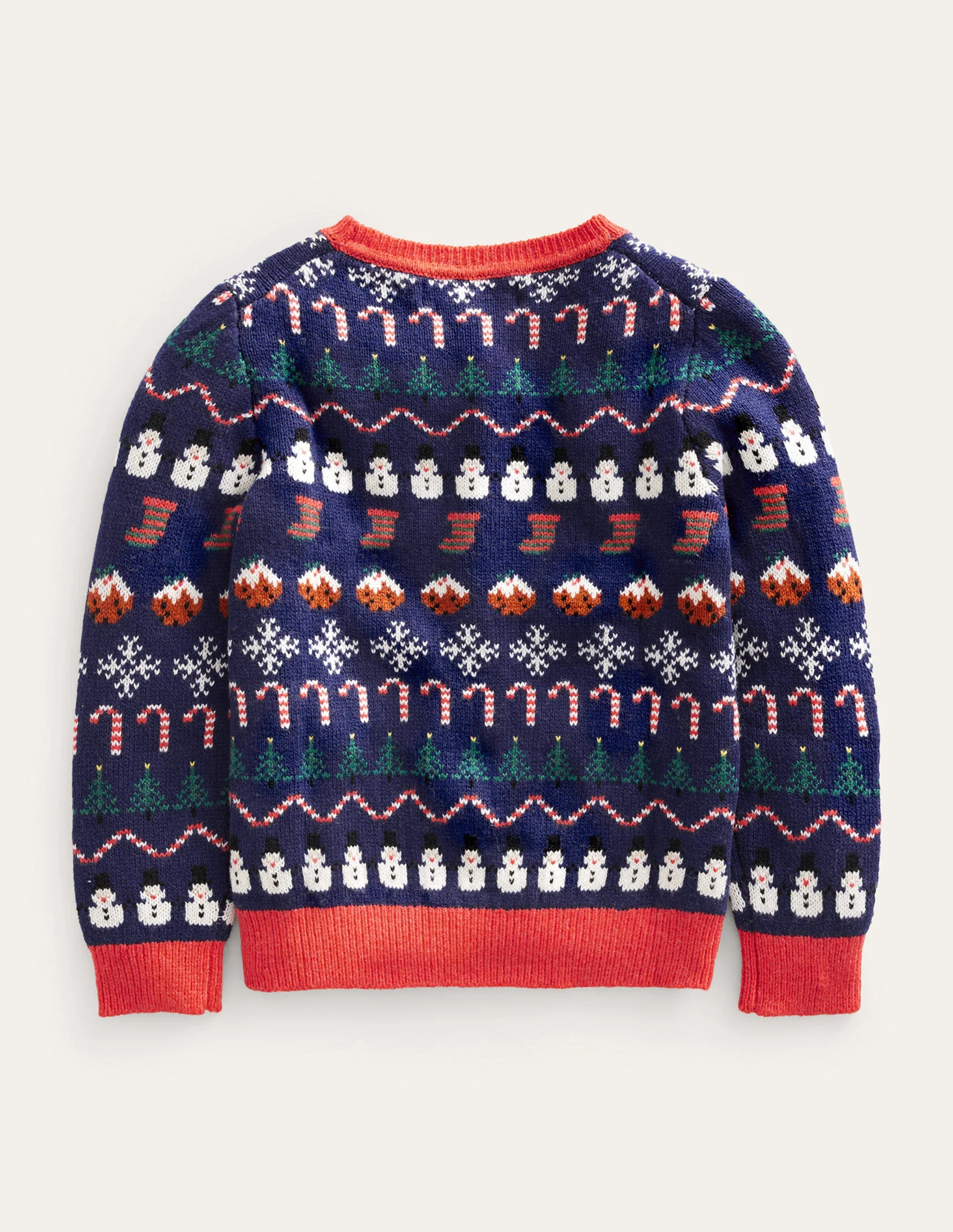 All Over Christmas Fair Isle-College Navy - Image 2