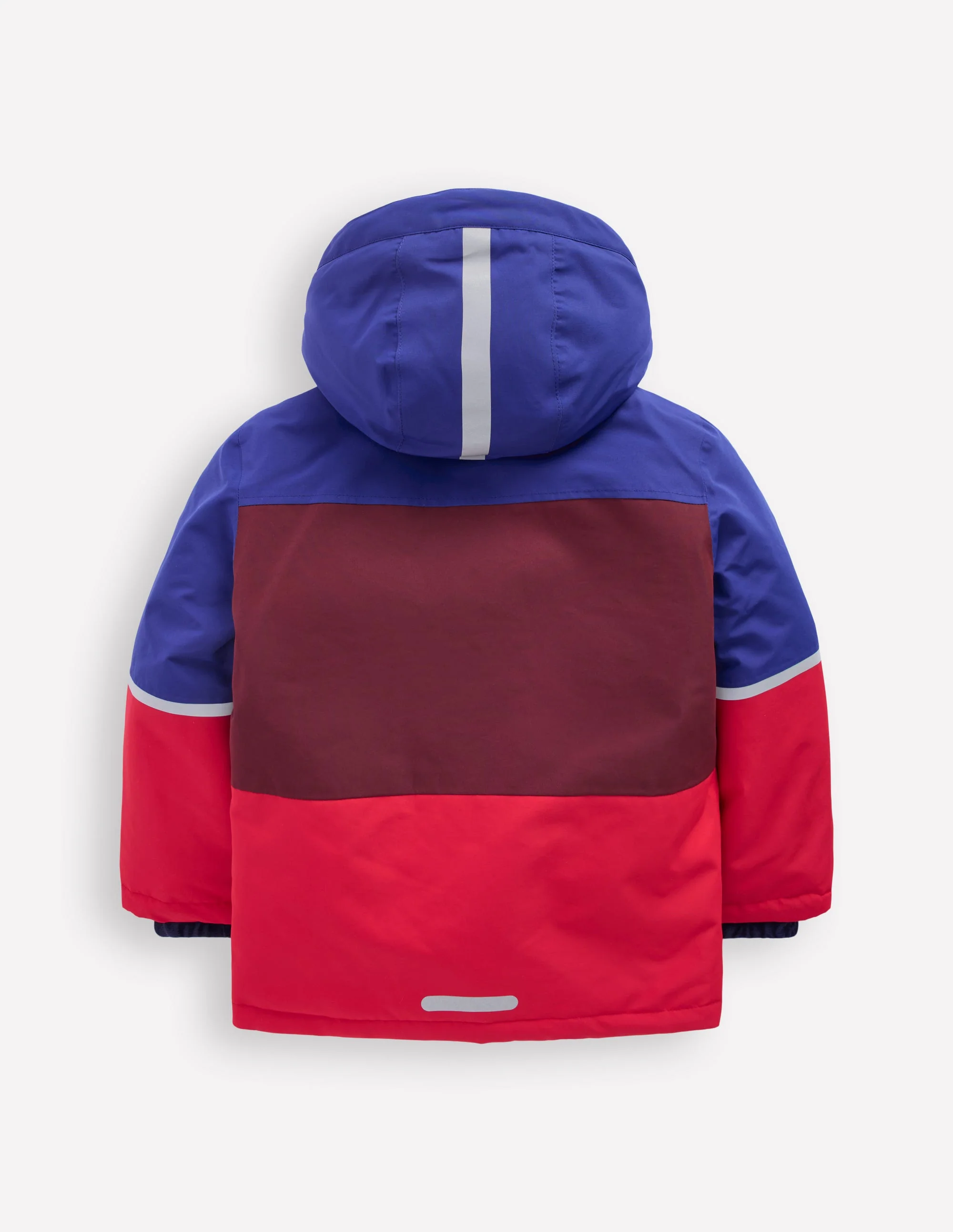 All-weather Waterproof Coat-Red Chevron Colourclock - Image 2