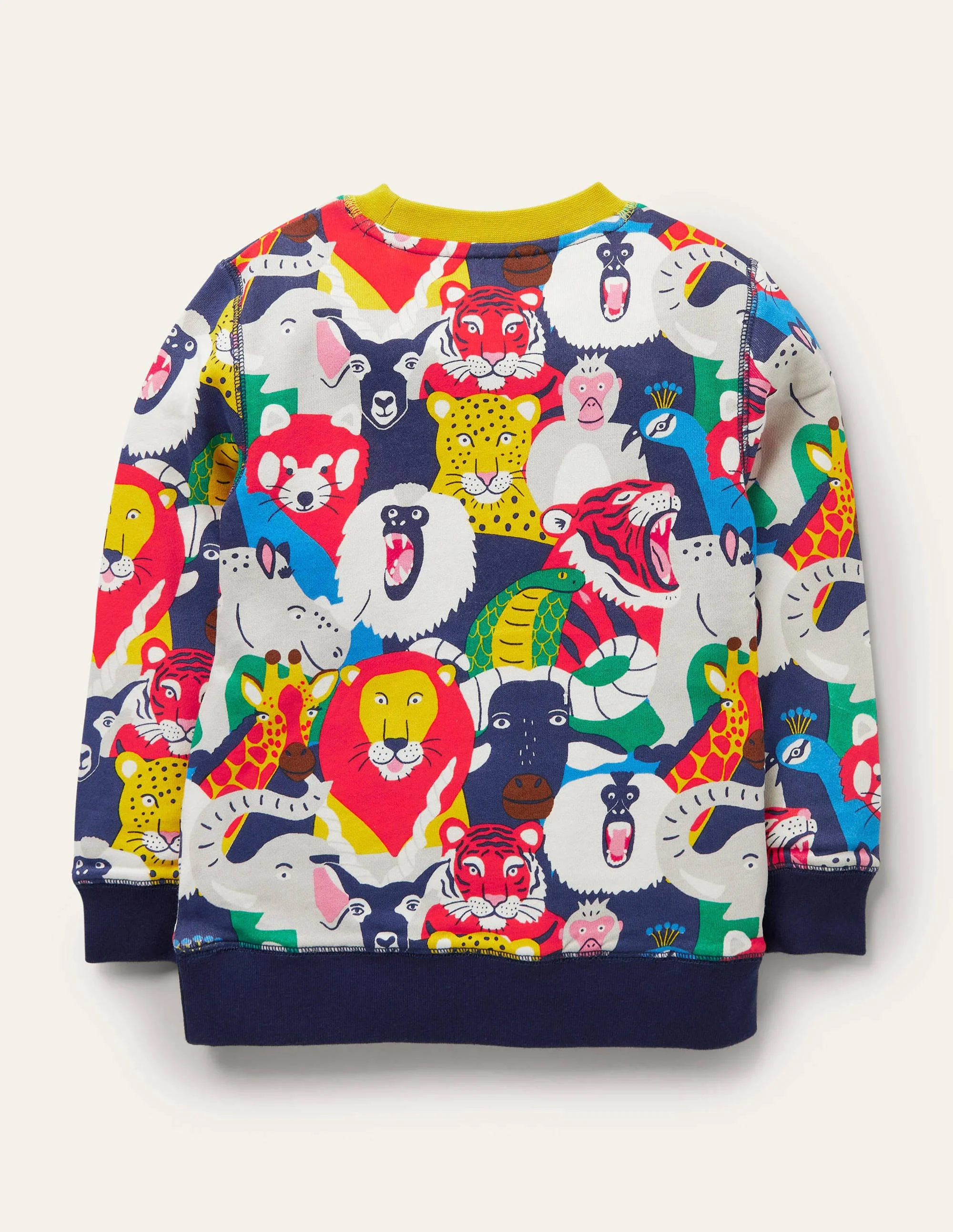 Appliqué Scene Sweatshirt-Multi Bonkers Jungle - Image 2