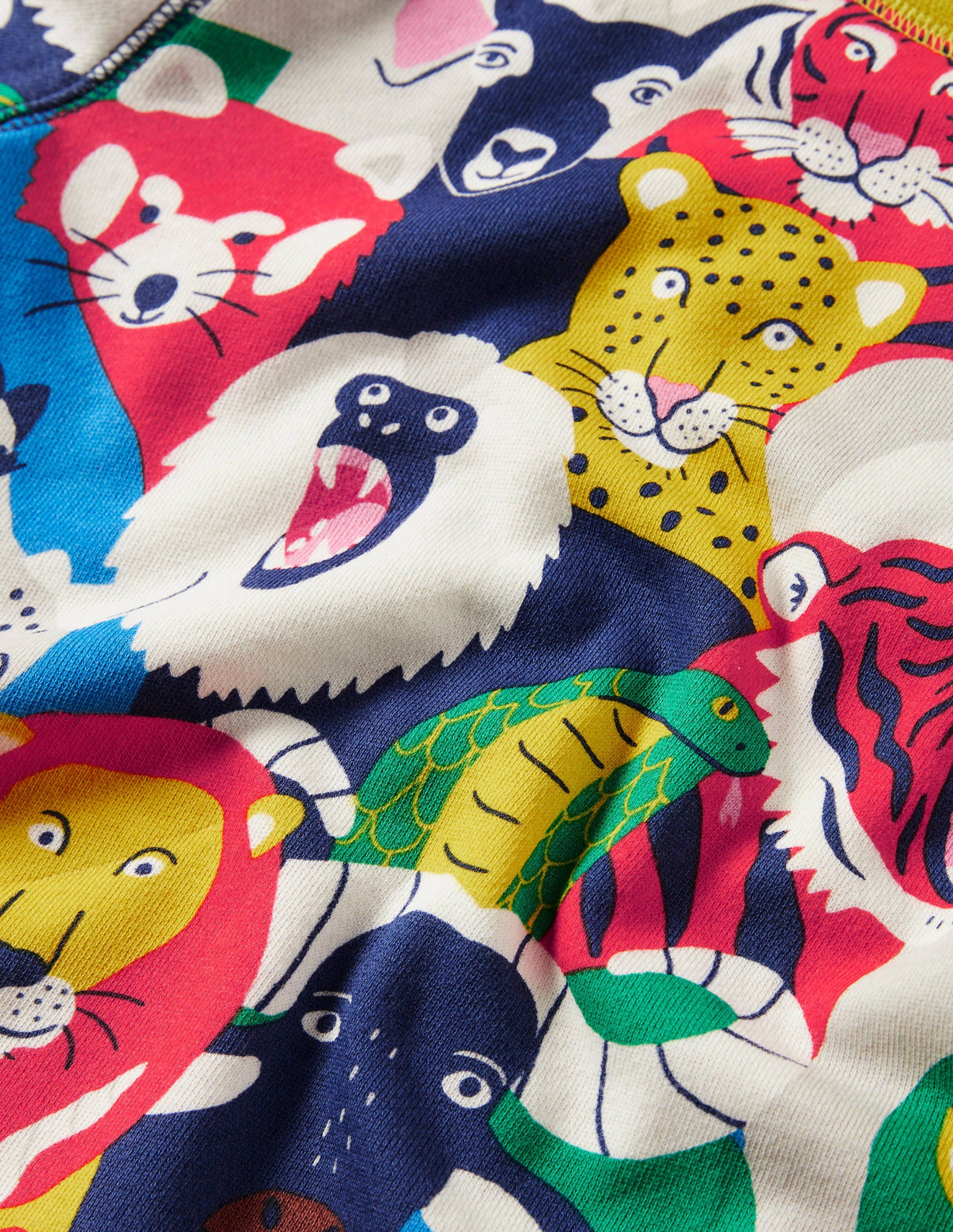 Appliqué Scene Sweatshirt-Multi Bonkers Jungle - Image 3