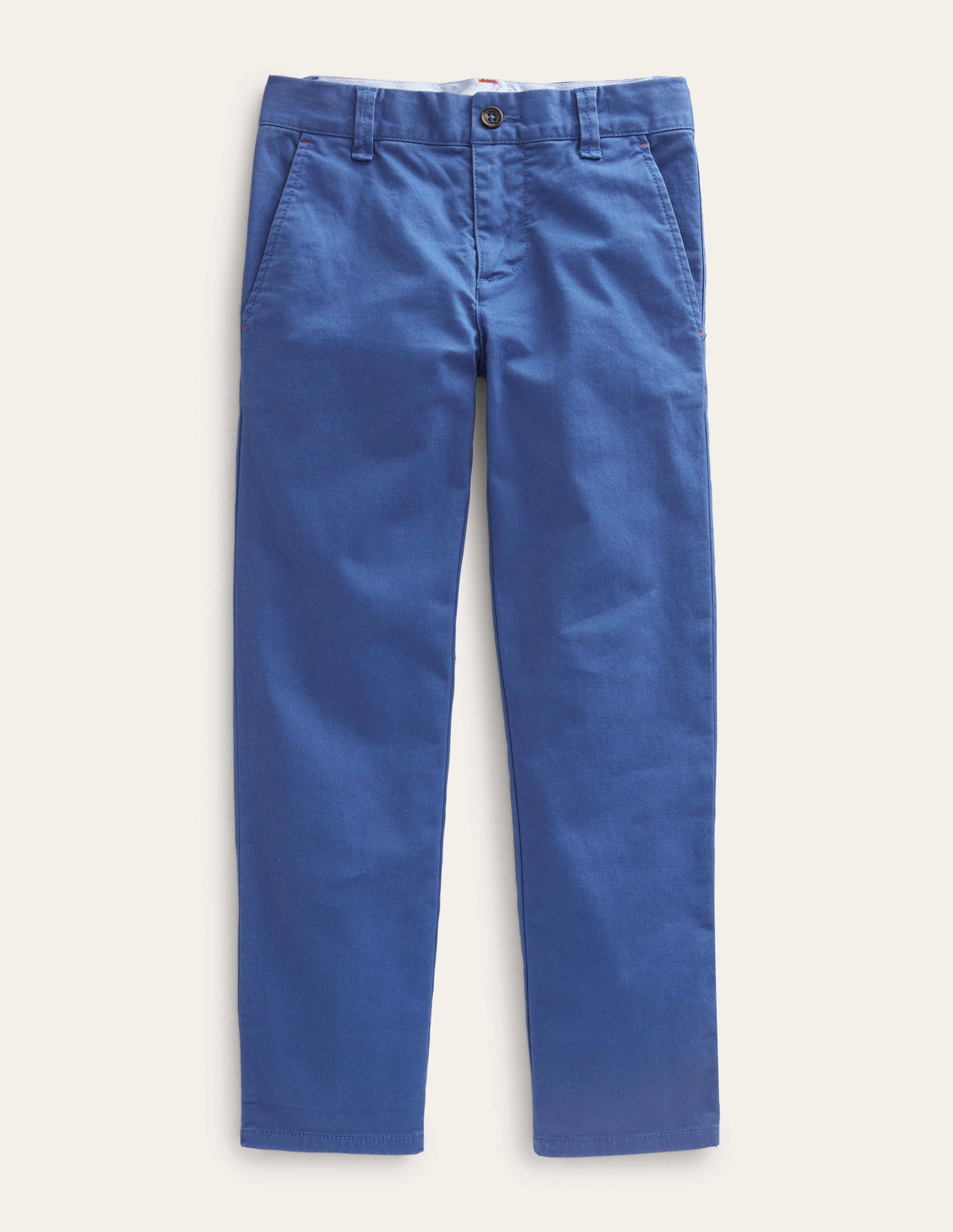 Chino Stretch Pants-Washed Brilliant Blue