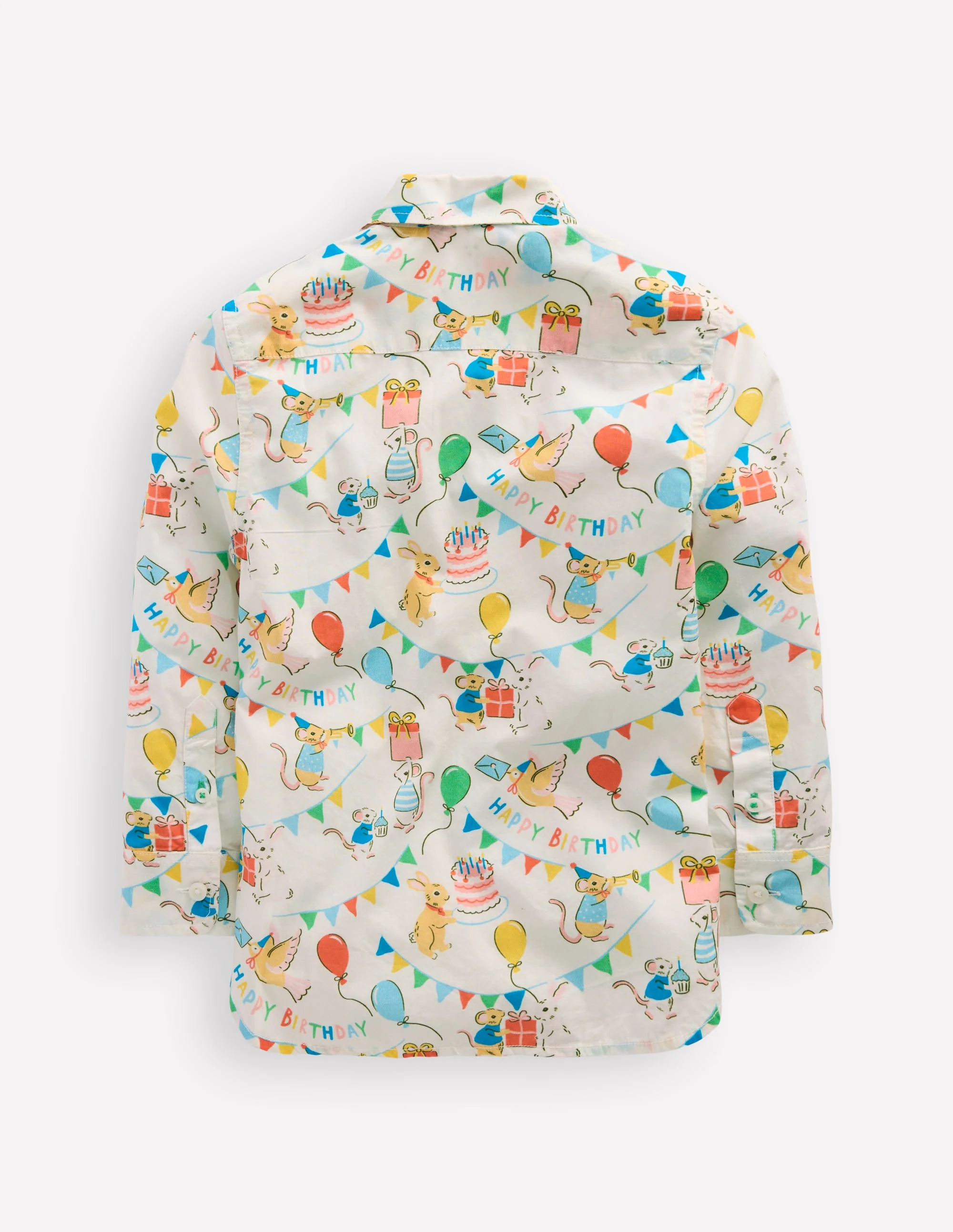 Cotton Shirt-Birthday Print - Image 2