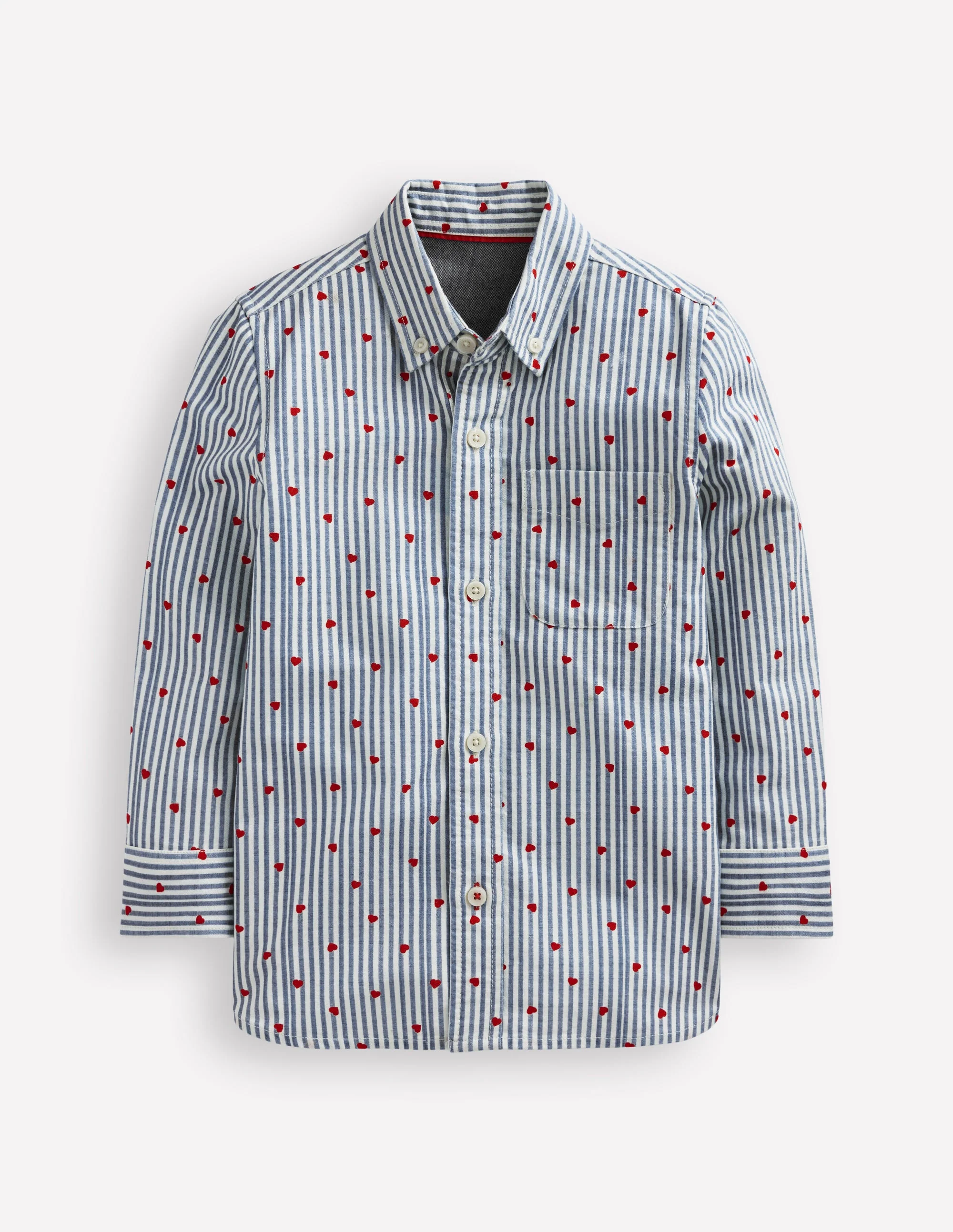 Cotton Shirt-Blue Gingham