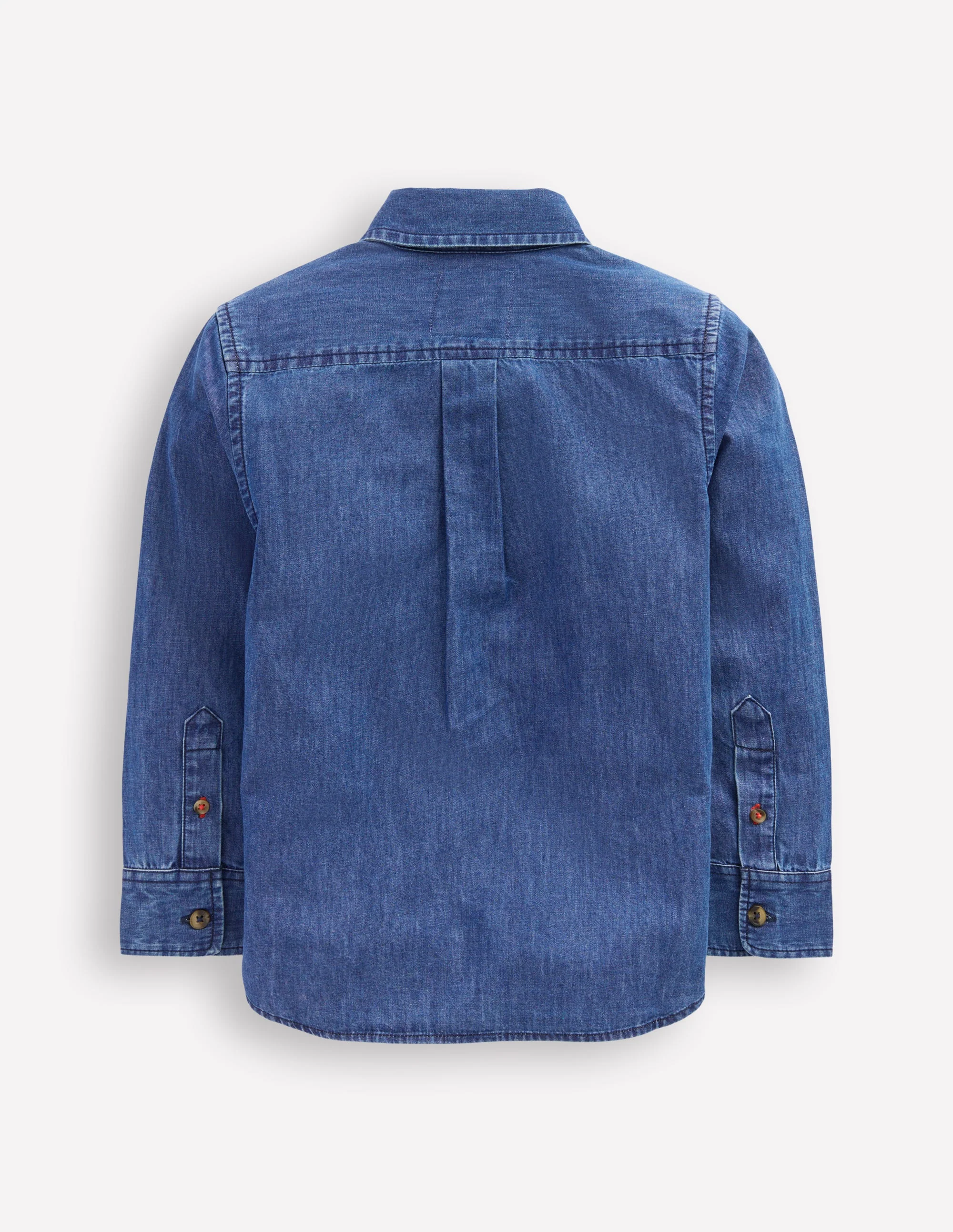 Denim Shirt-Mid Vintage Denim (Mid Wash) - Image 2