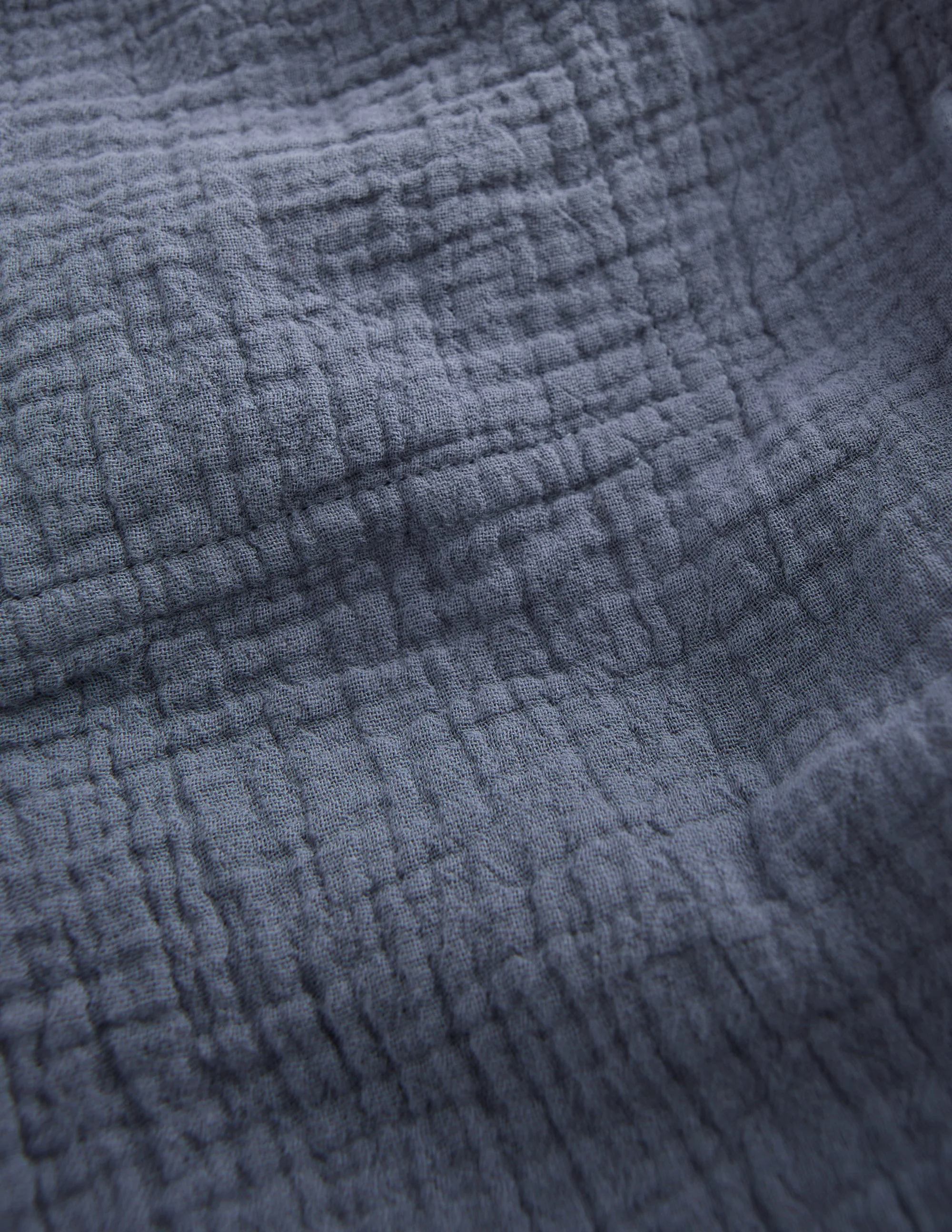 Double Cloth Summer Trouser-North Sea Blue - Image 3