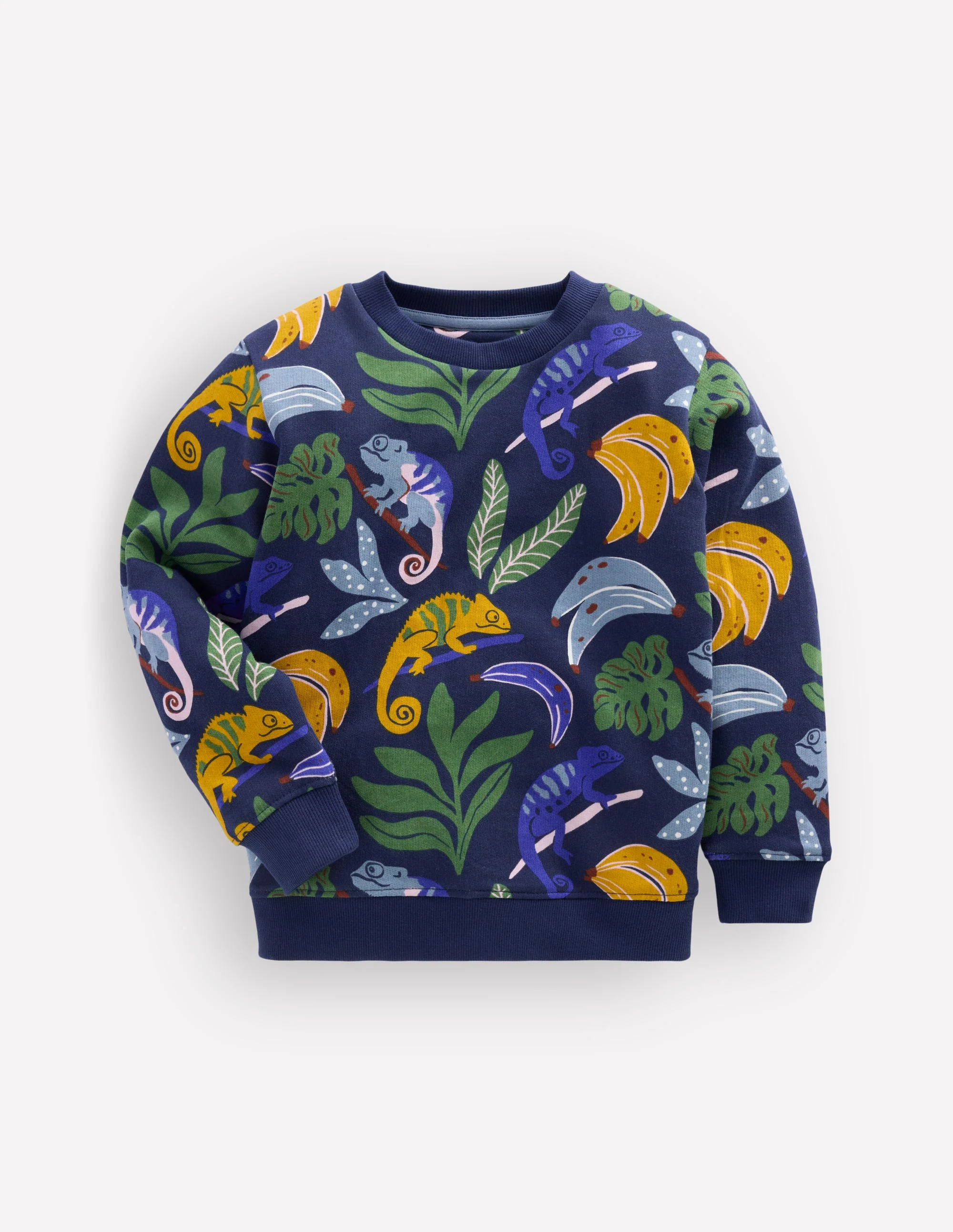 Everyday Printed Sweatshirt-Multi Chamelion