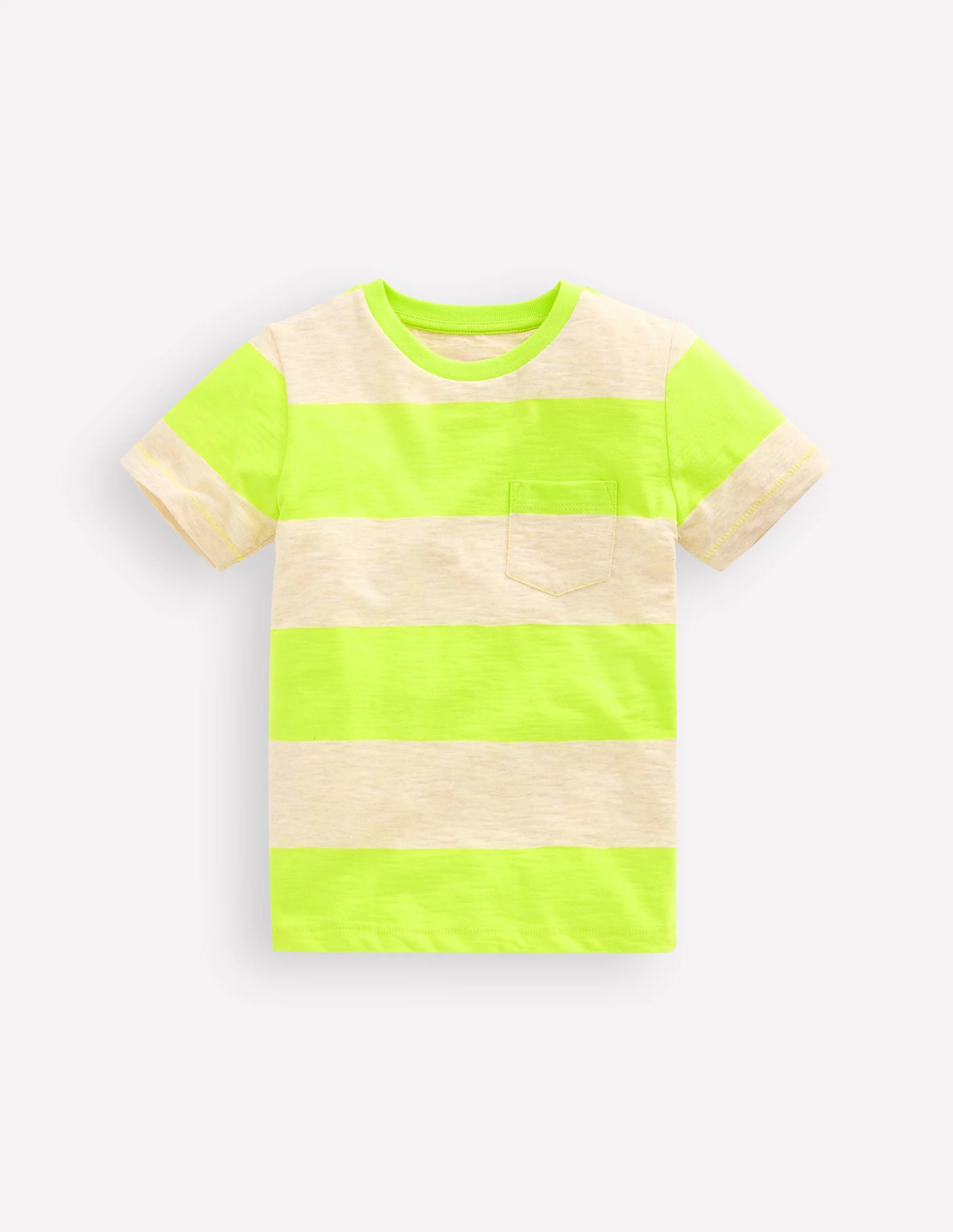 Everyday Short Sleeve T-Shirt-Love Bird / Oatmeal Melange