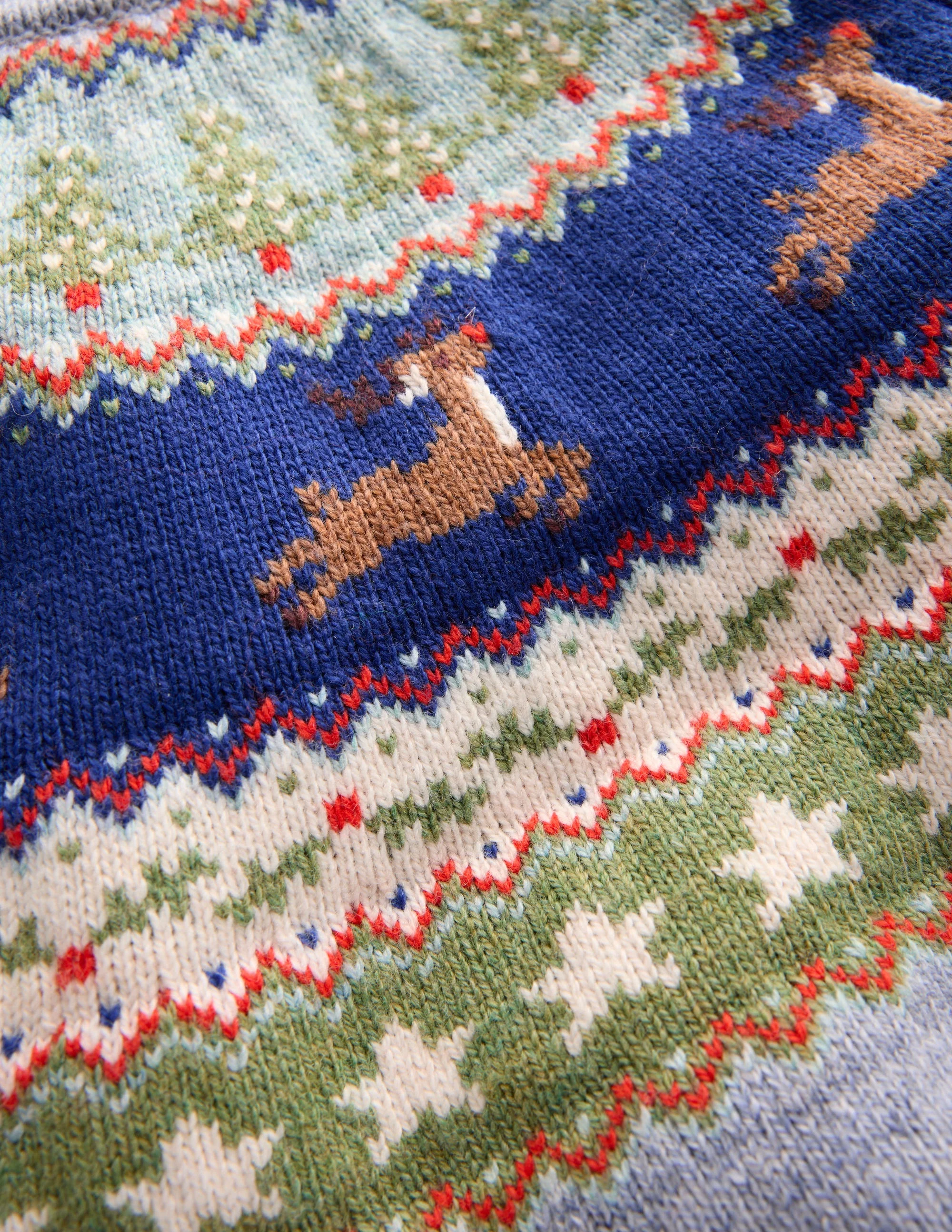Fair Isle Jumper-Glacier Blue Reindeer - Image 5