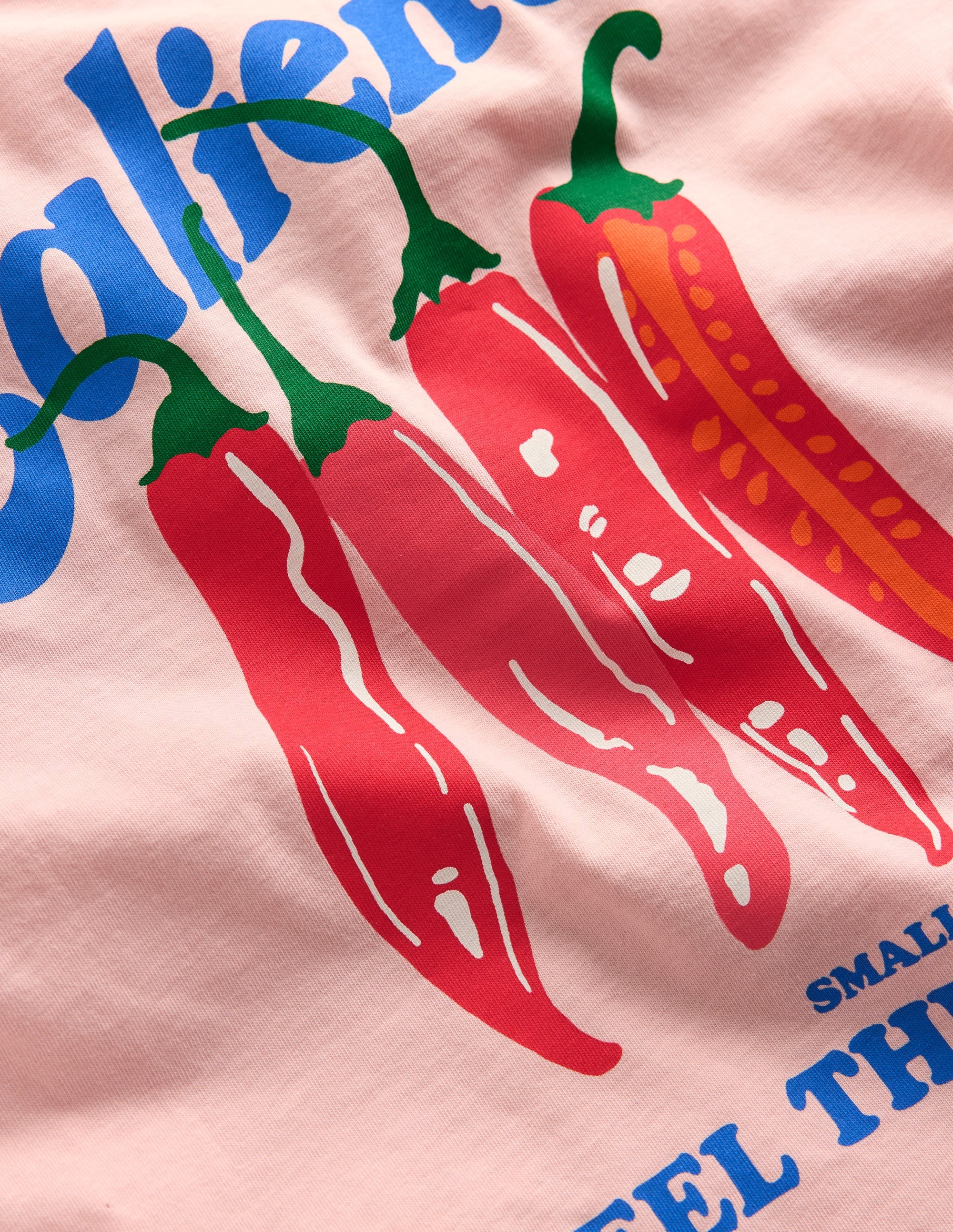 Front & Back Graphic T-shirt-Vintage Pink Chillis - Image 4