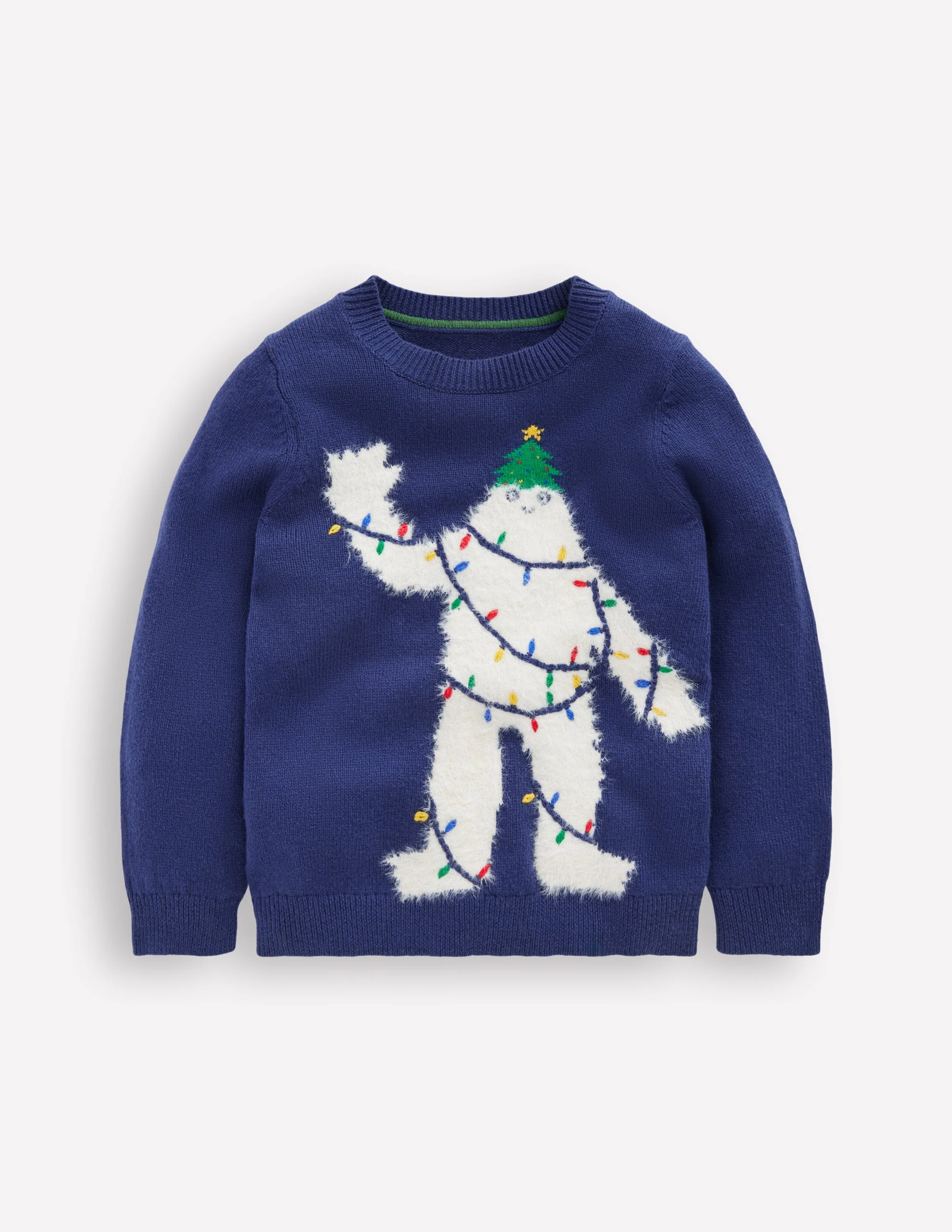 Fun Logo Sweater-College Navy Yeti