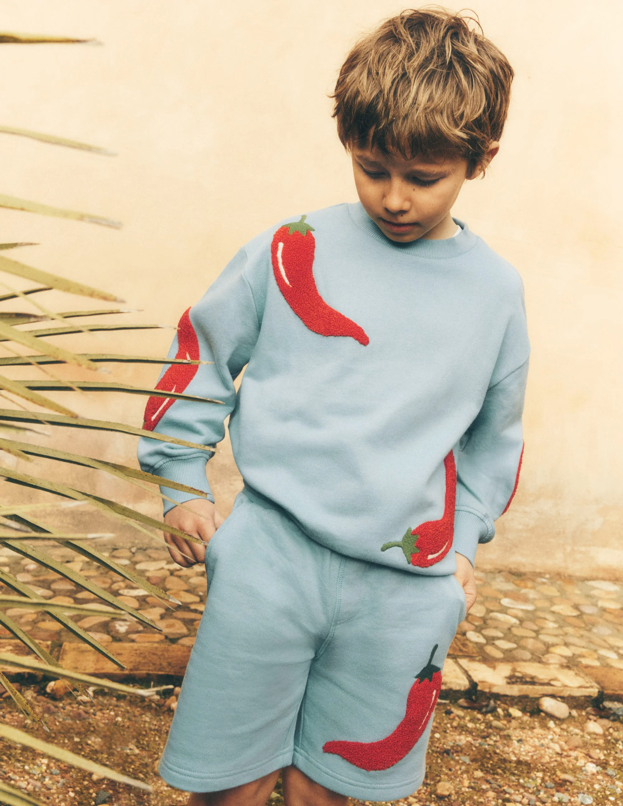 Fun Sweatshirt-Seamist Blue Chillies