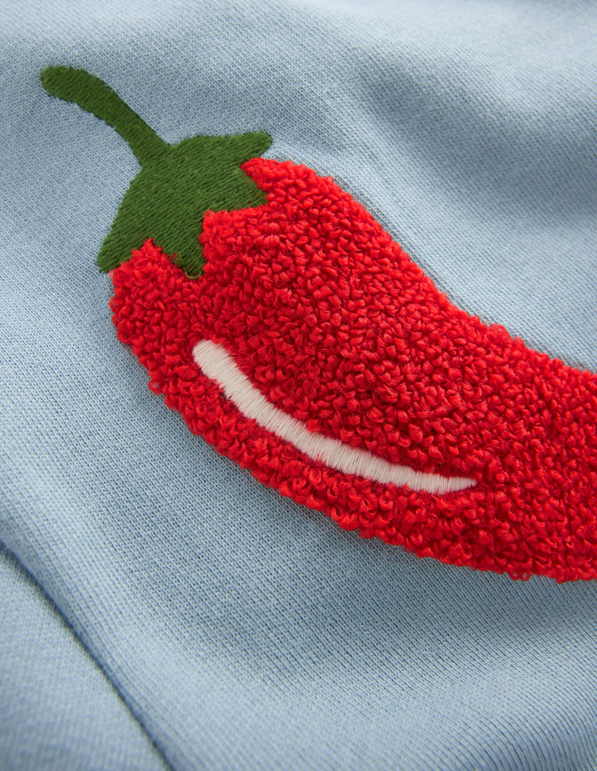 Fun Sweatshirt-Seamist Blue Chillies - Image 4
