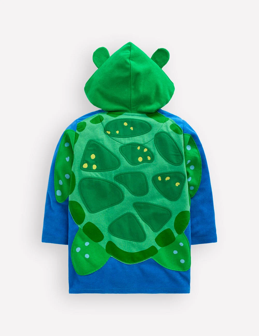 Fun Towelling Zip-up Throw On-Turtle - Image 2
