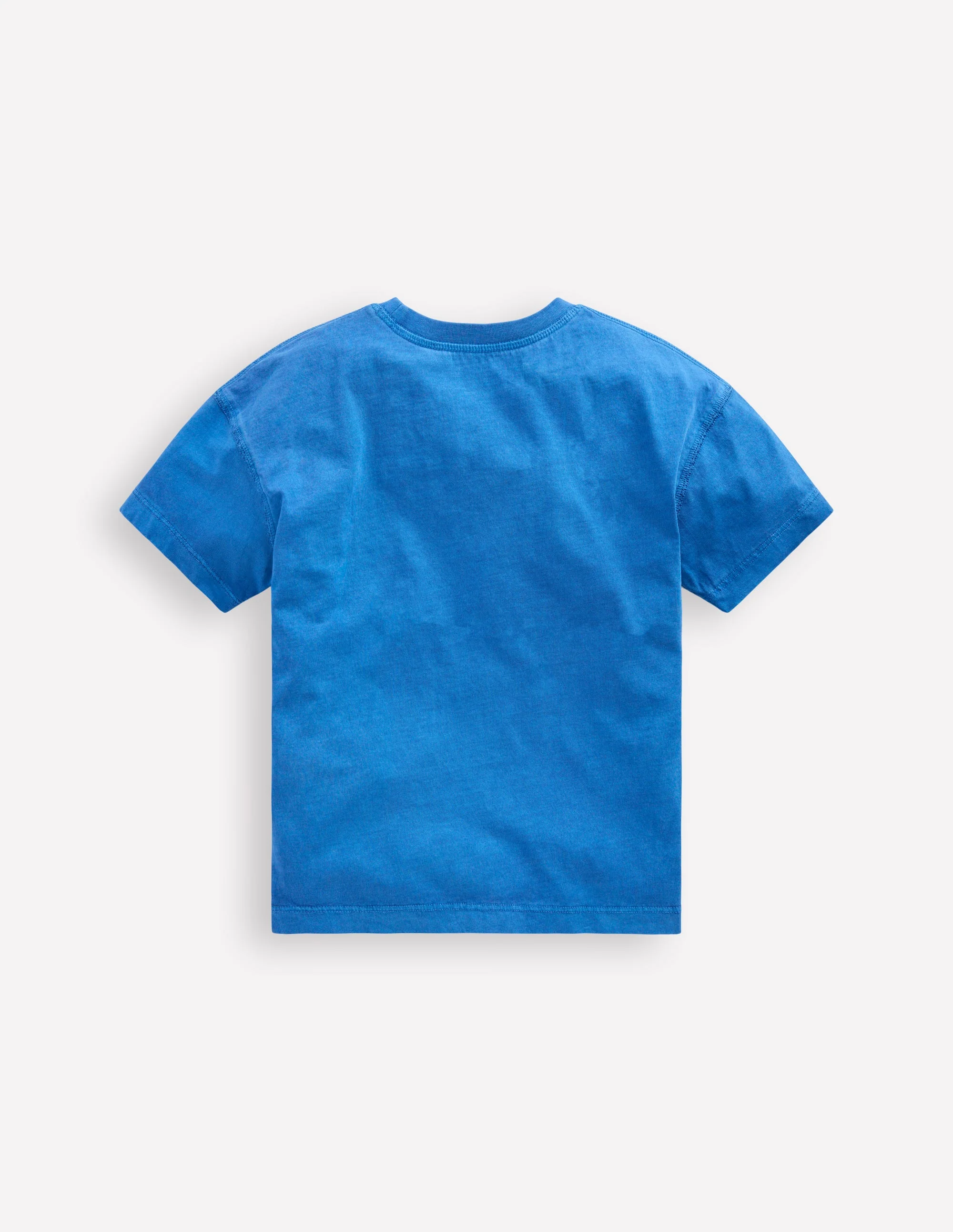 Garment Dye Relaxed T-shirt-Cabana Blue - Image 2