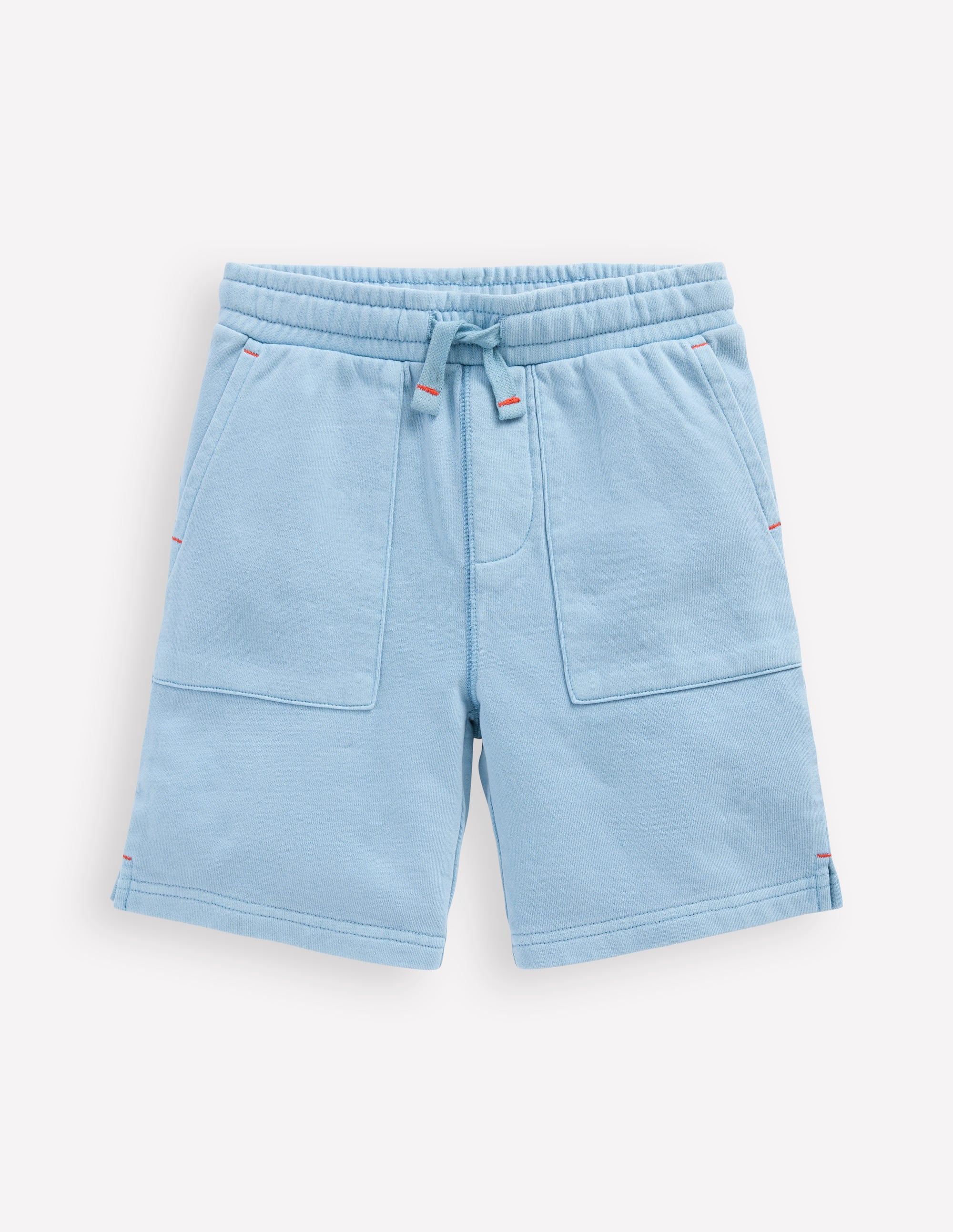Garment Dye Sweatshorts-Glacier Blue