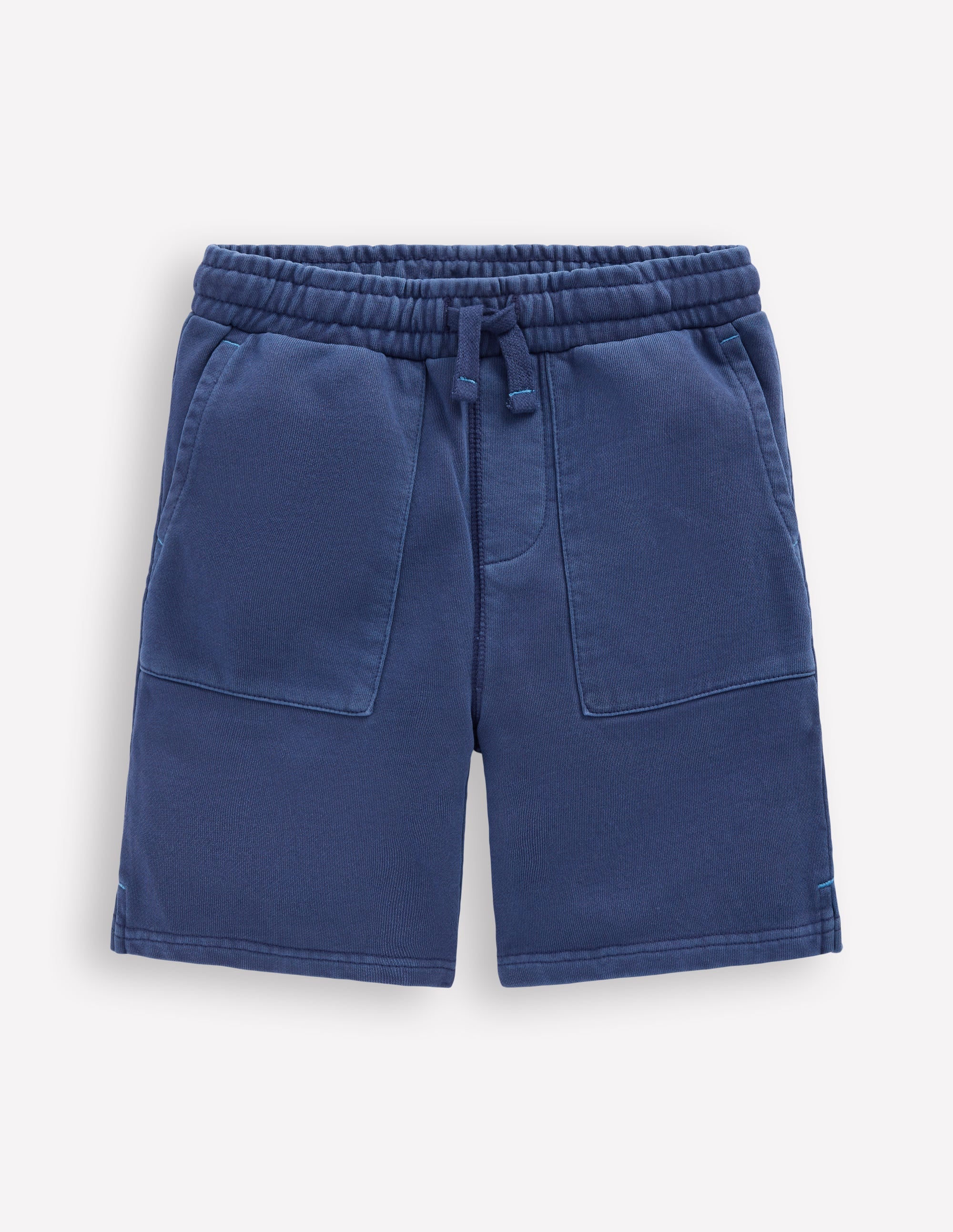 Garment Dye Sweatshorts-Starboard Blue