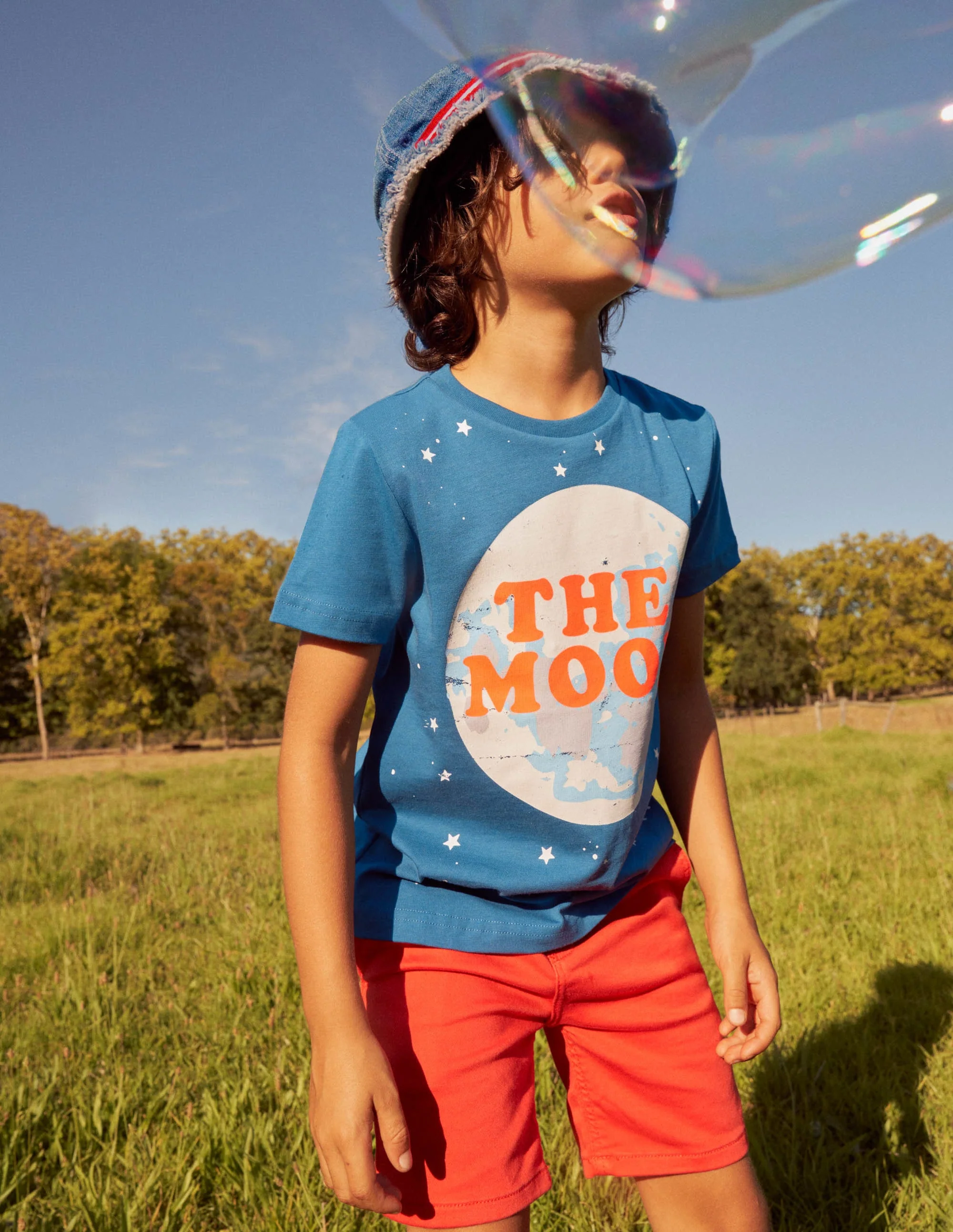 Glow-in-the-dark T-Shirt-Baltic Blue Moon - Image 4