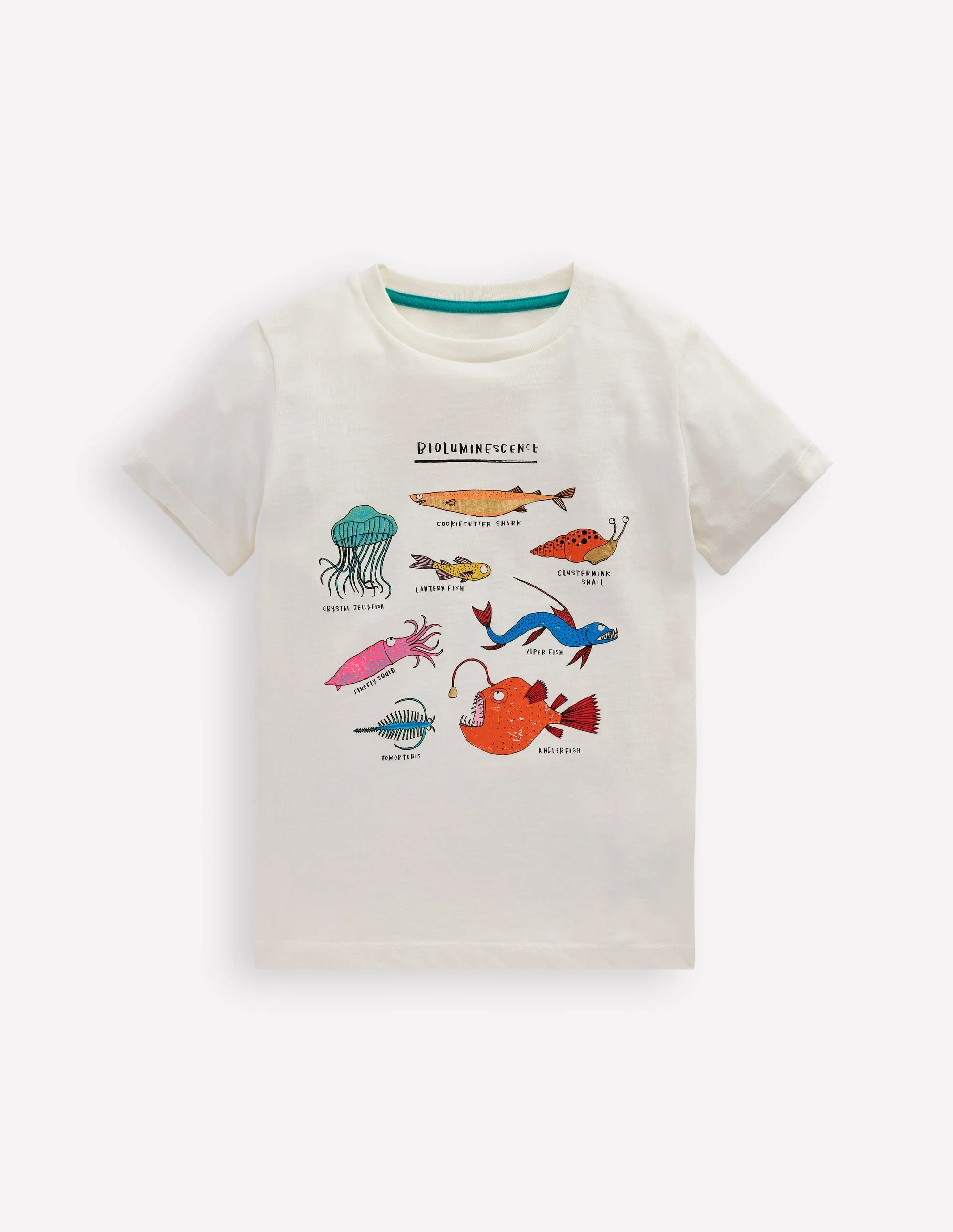 Glow-In-The-Dark T-shirt-Soft Ivory Bio