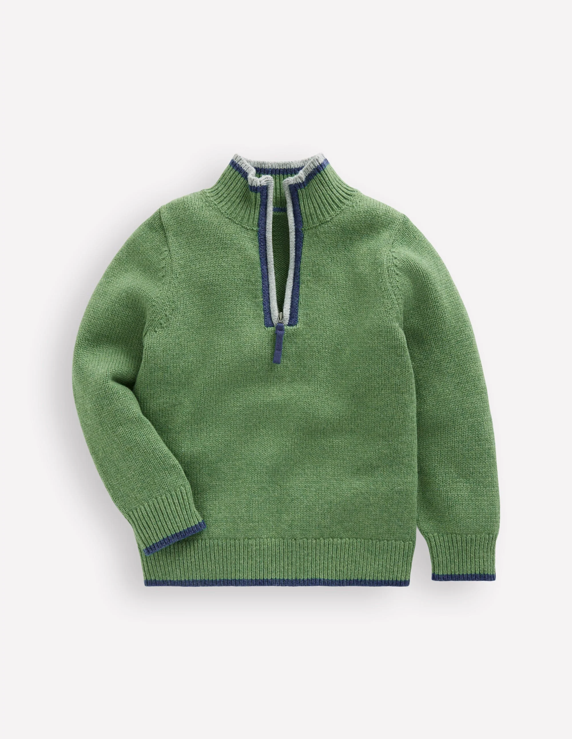 Heritage Half-Zip Sweater-Safari Green - Image 4