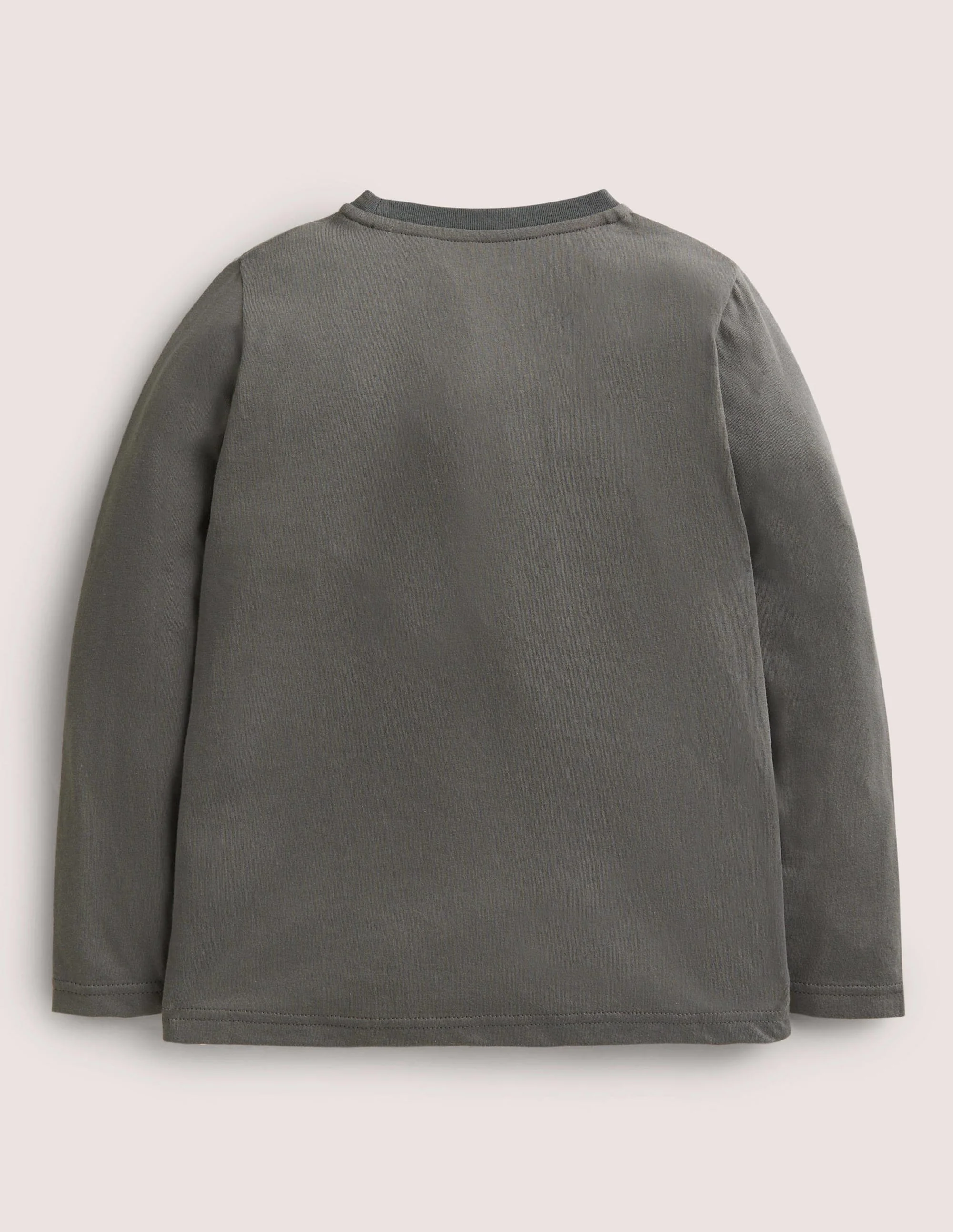 Lift-the-Flap Appliqué T-shirt-Smoke Grey Car - Image 2