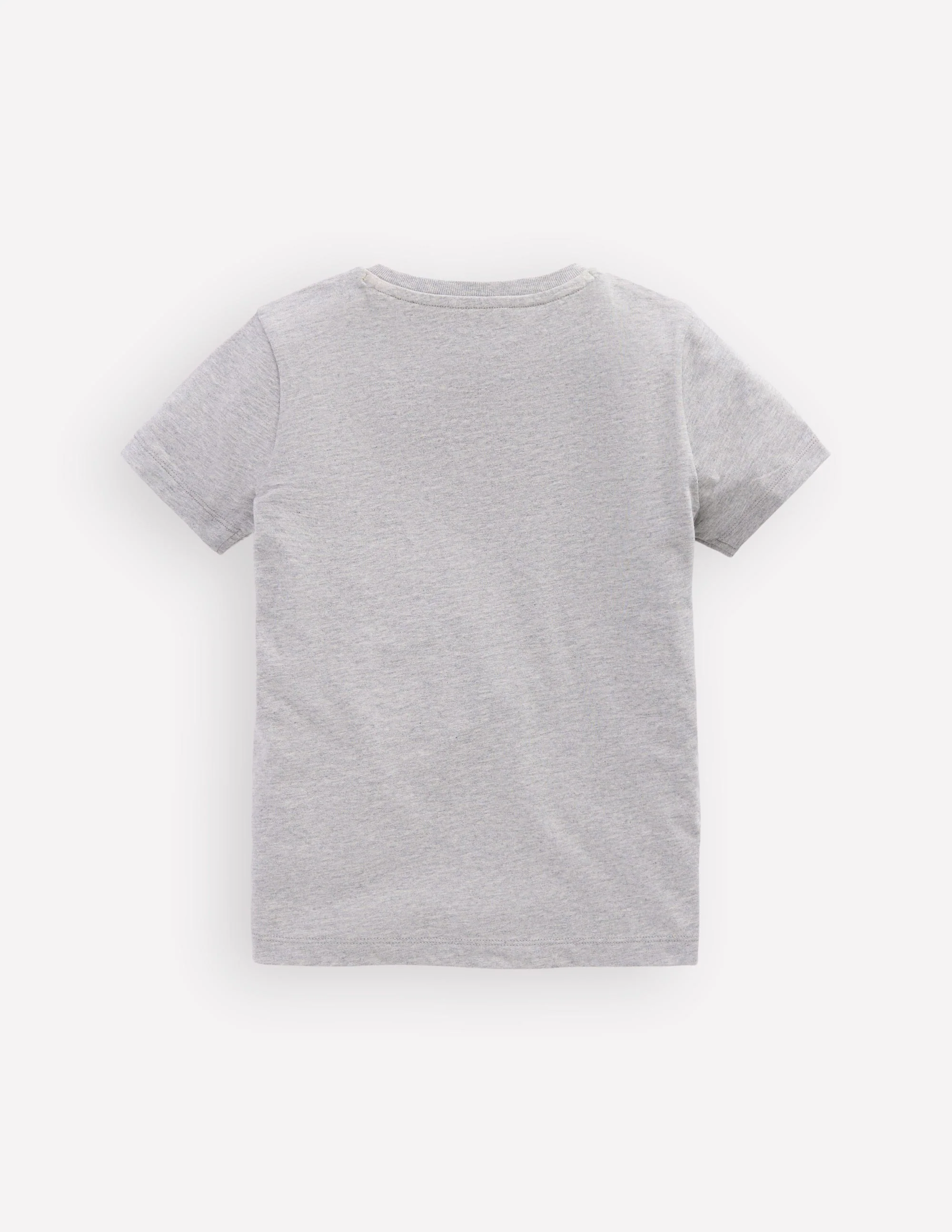 Linear Stitch T-shirt-Grey Marl Football Boots - Image 4