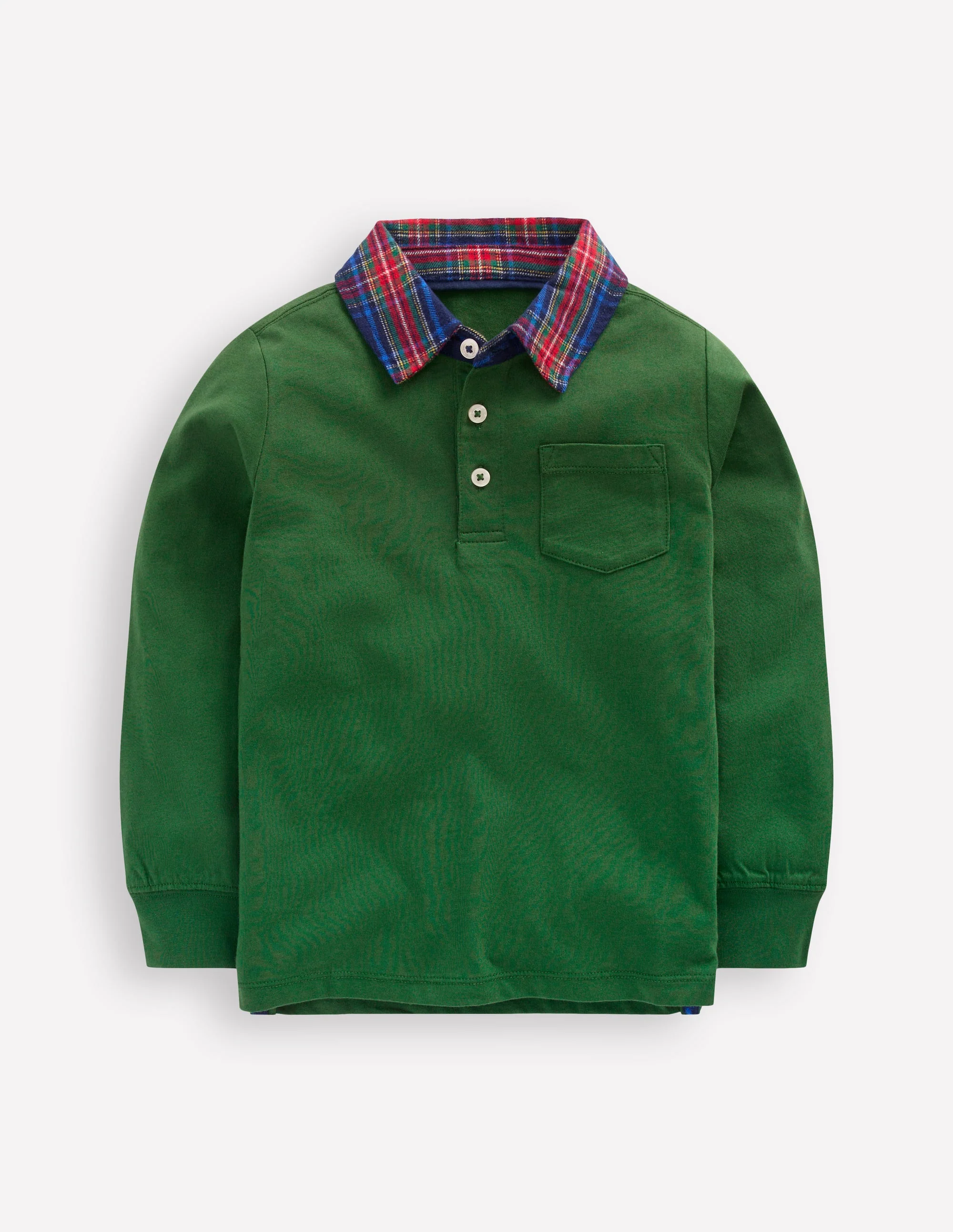 Long Sleeve Smart Polo Shirt-Eden - Image 3