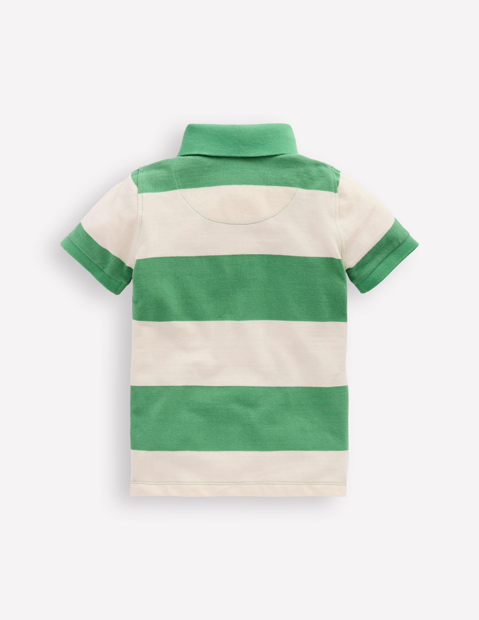 Piqué Polo Shirt-MING GREEN / COCONUT MILK - Image 2
