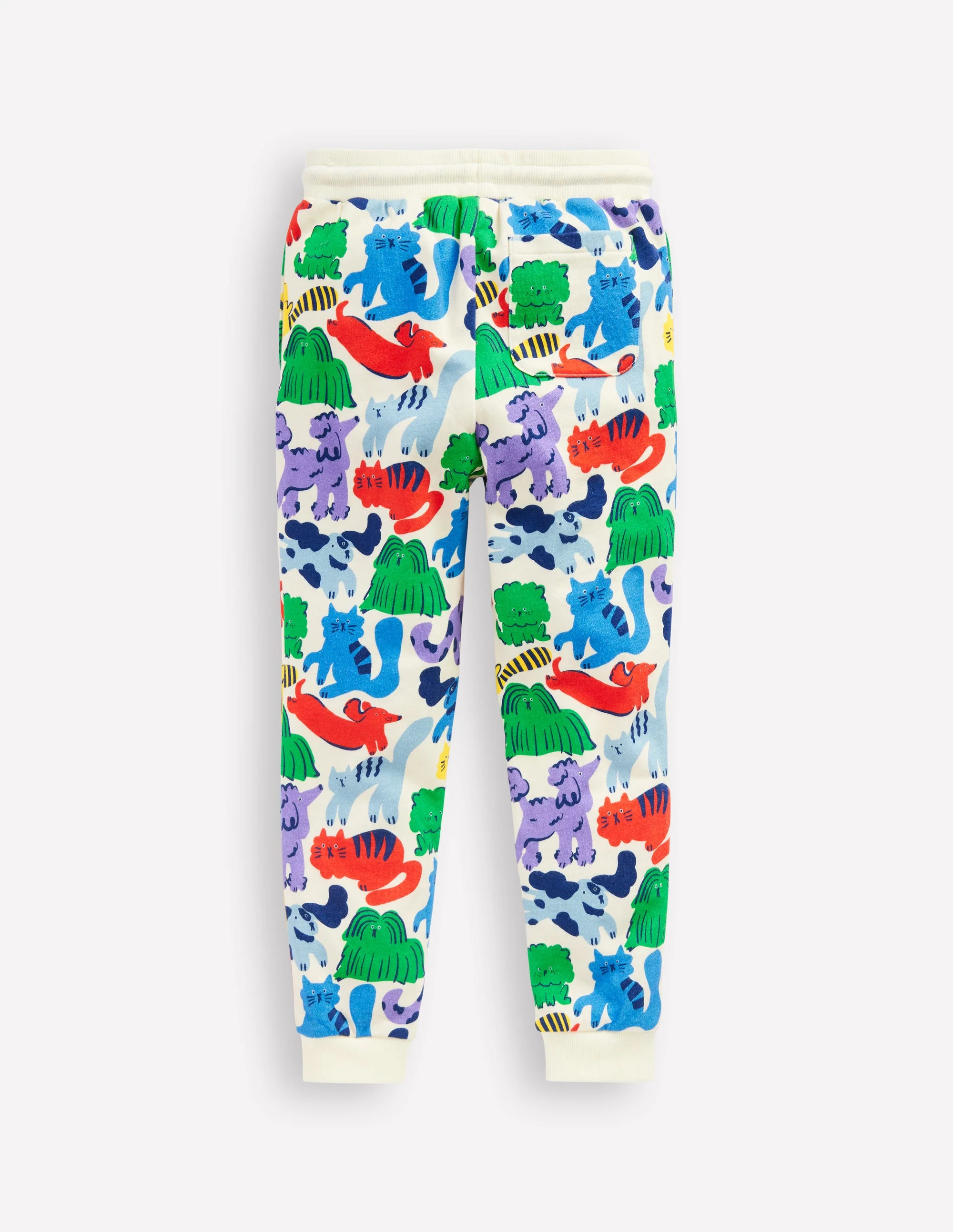 Printed Comfy Sweatpants-Rainbow Pets - Image 2