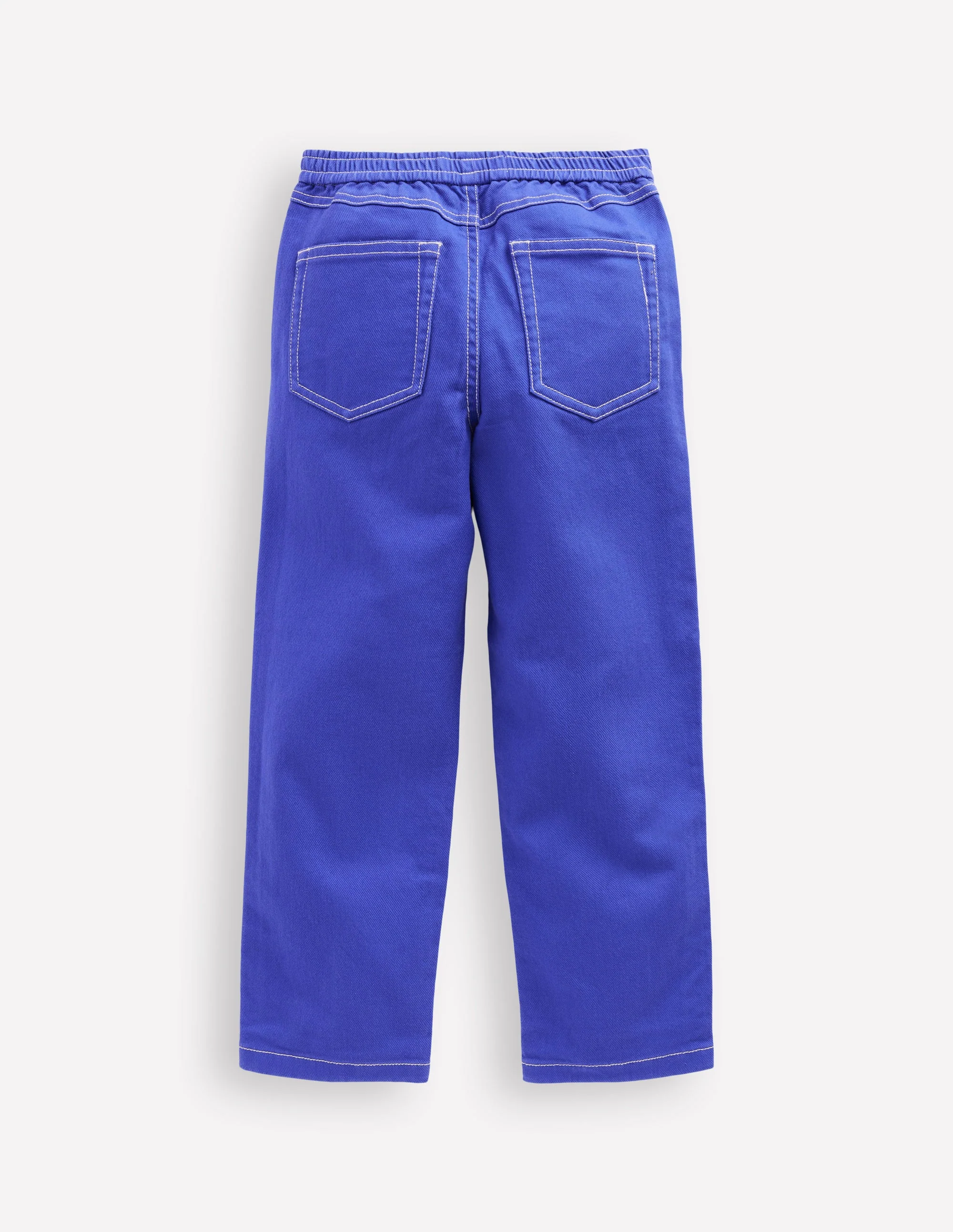Pull-on Cotton Pants-Blue Heron - Image 2